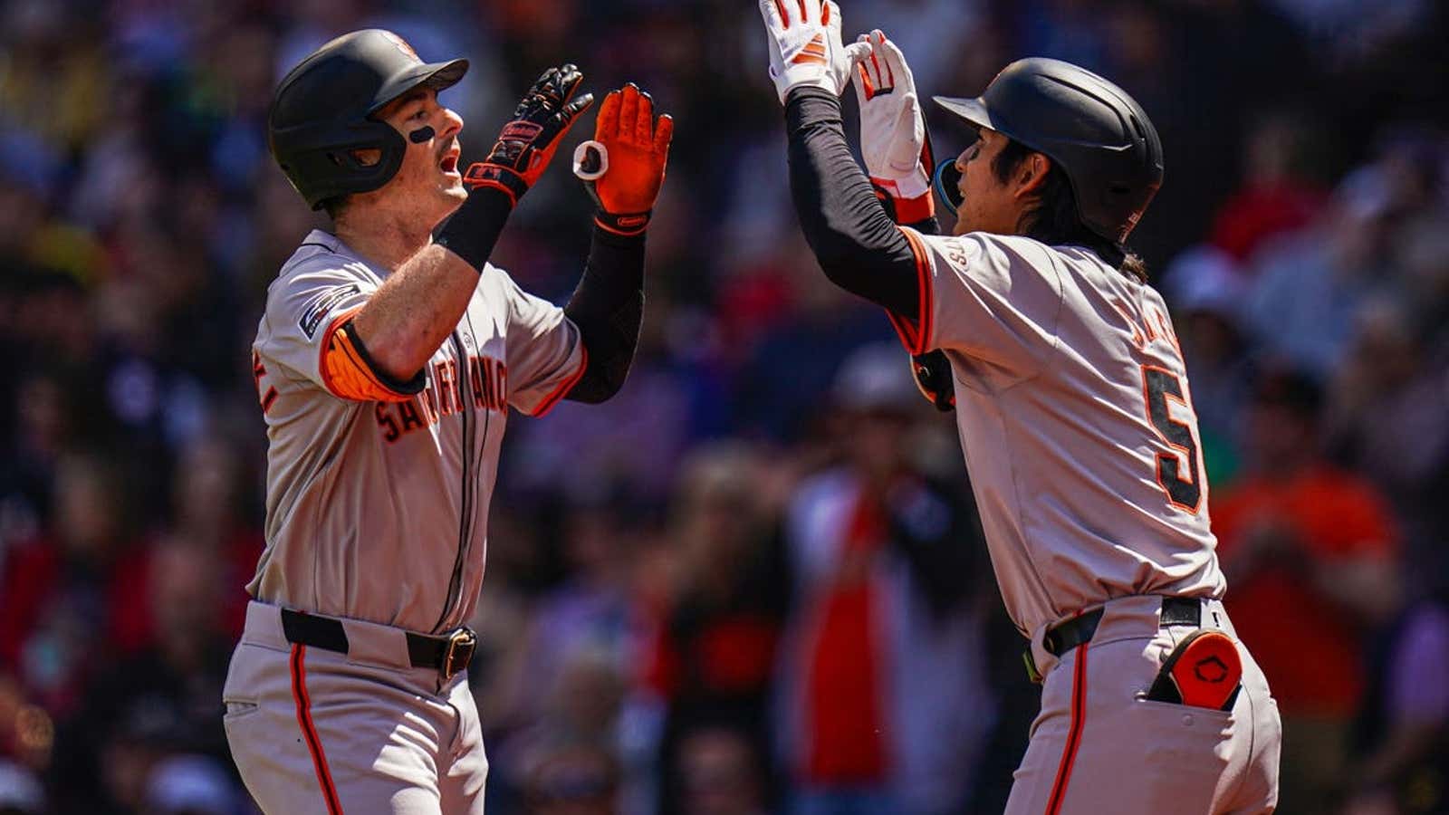 Image for Yaz sir: Grandson's HR helps Giants past Red Sox