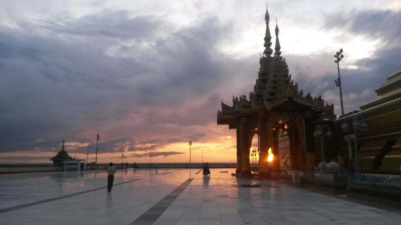 A new view every few weeks. Here: Burma’s capital city, Naypyidaw.