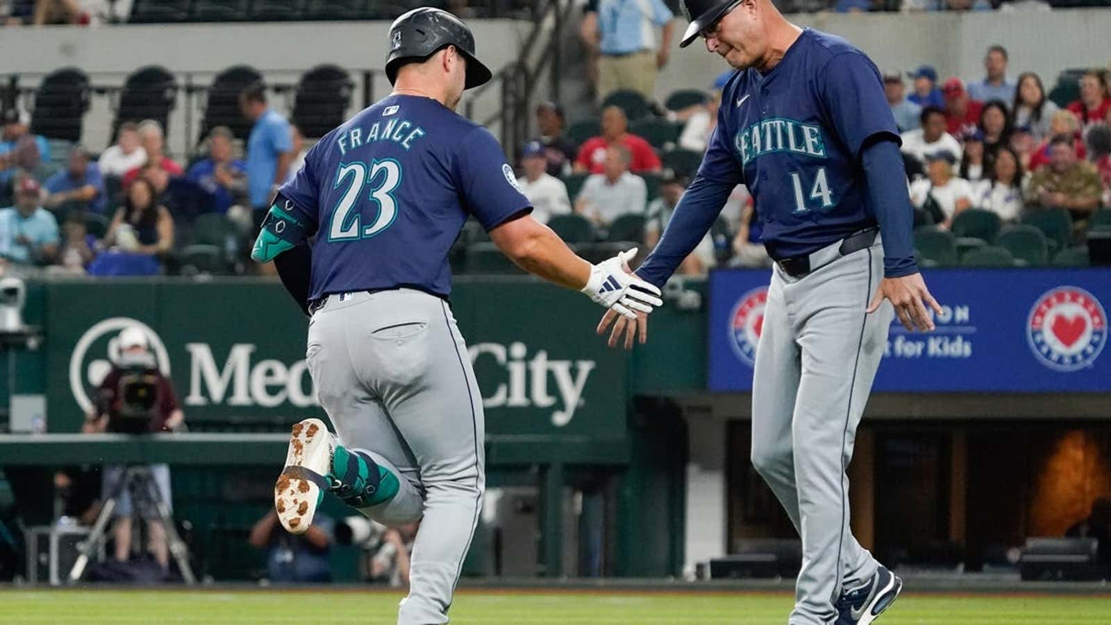 Image for First-place Mariners host D-backs, continue stretch against pennant winners