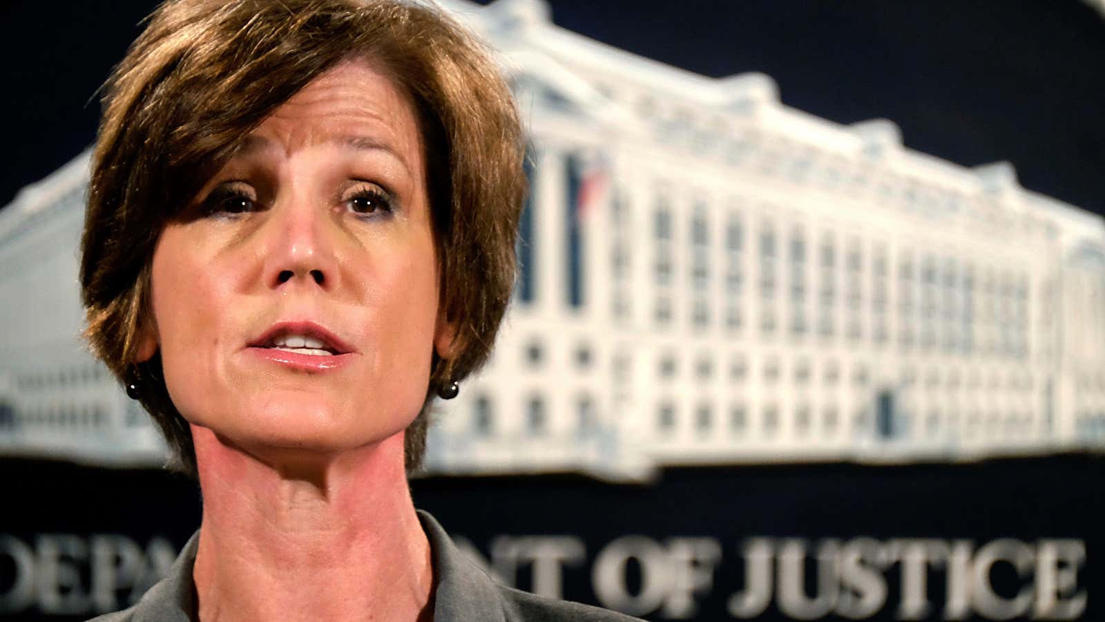 Deputy Attorney General Sally Yates.