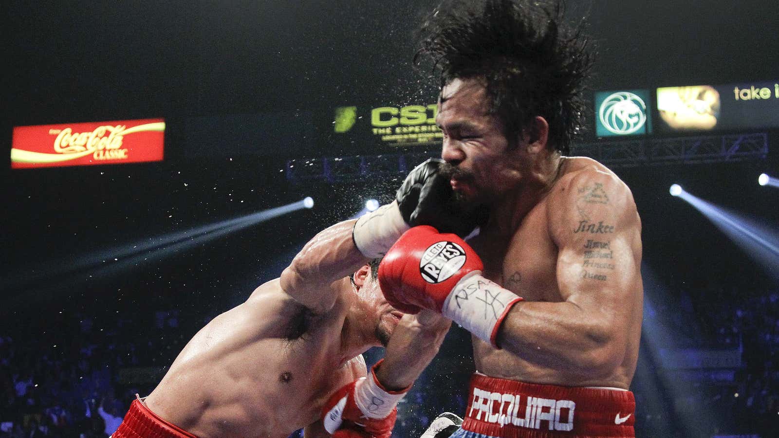 Pacman takes a hit.