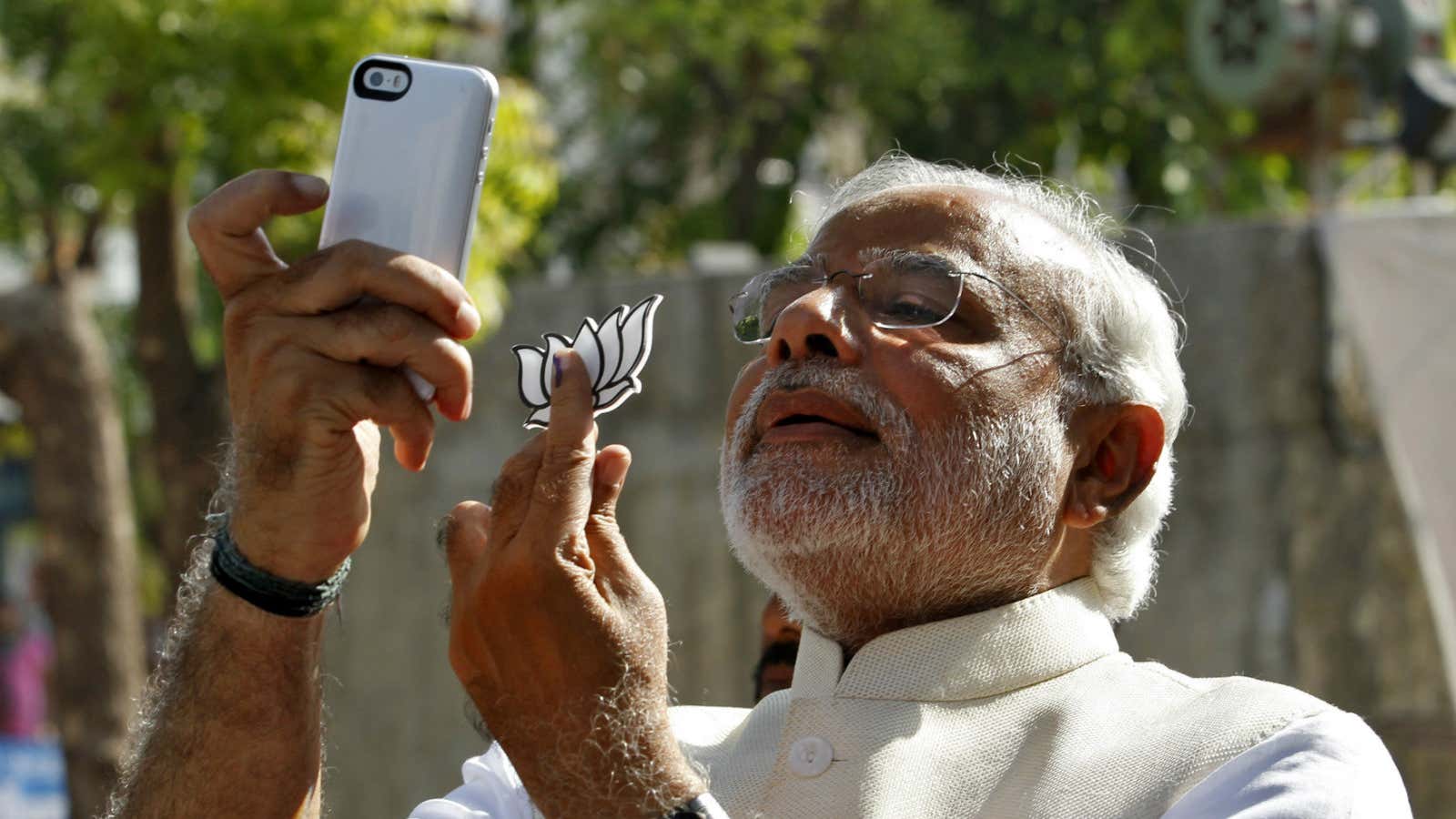 #SelfieWithModi was a hit.