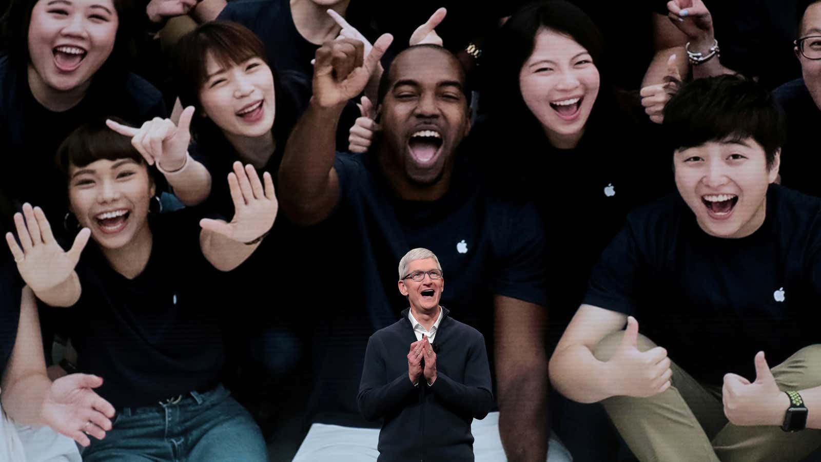 CEO Tim Cook earlier this week.