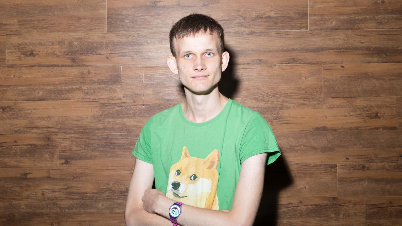 Ethereum’s creator, Vitalik Buterin, at a developer’s conference in Cancun, Mexico.