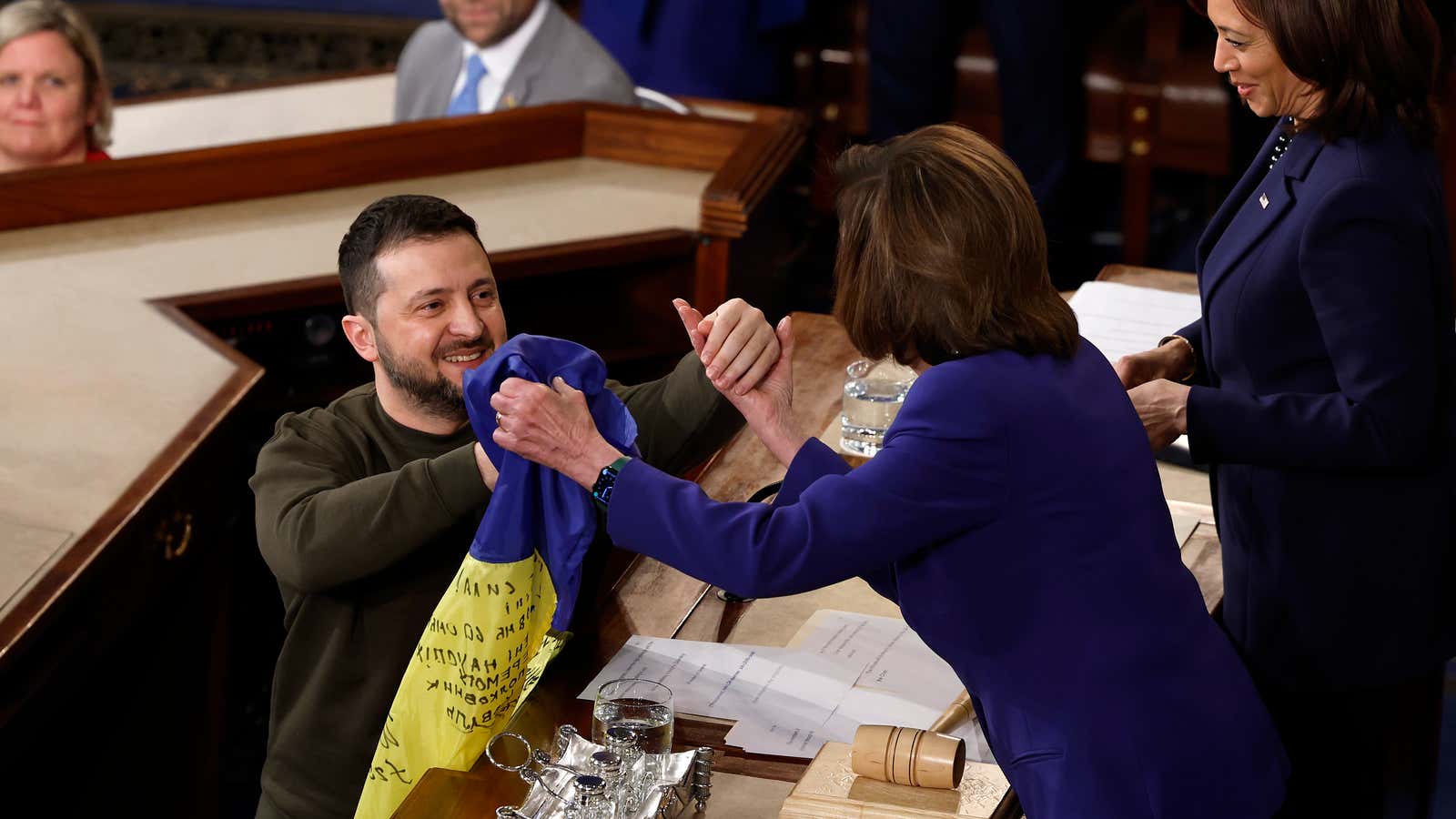 Read the full text of Ukrainian president Volodymyr Zelenskyy’s in-person speech to US Congress