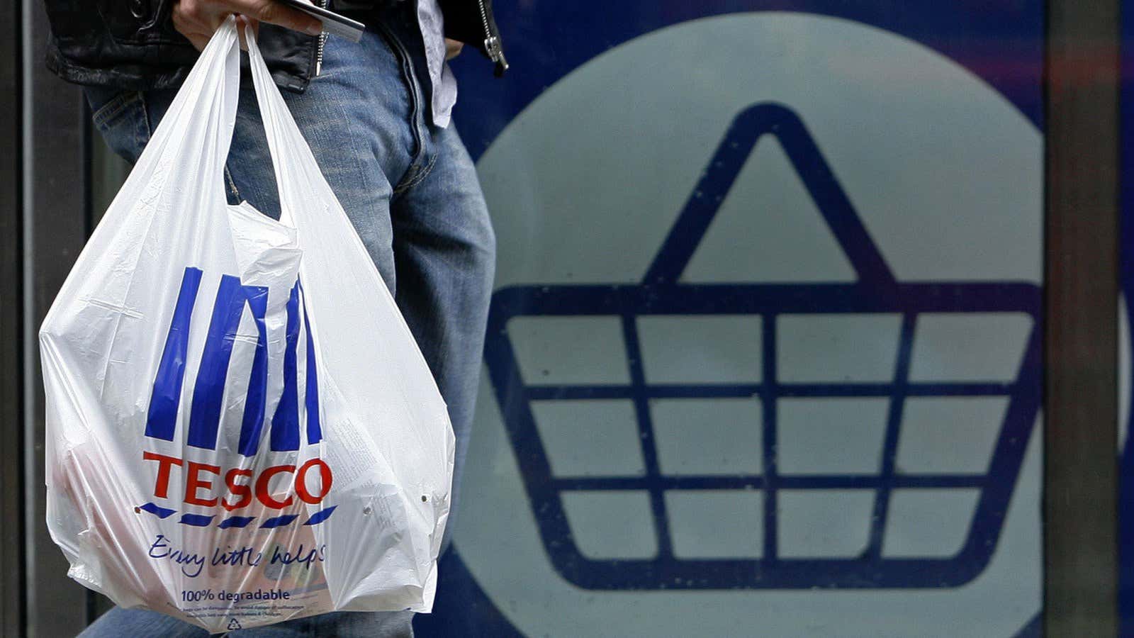 For some shoppers, Tesco’s bags will get a little lighter.