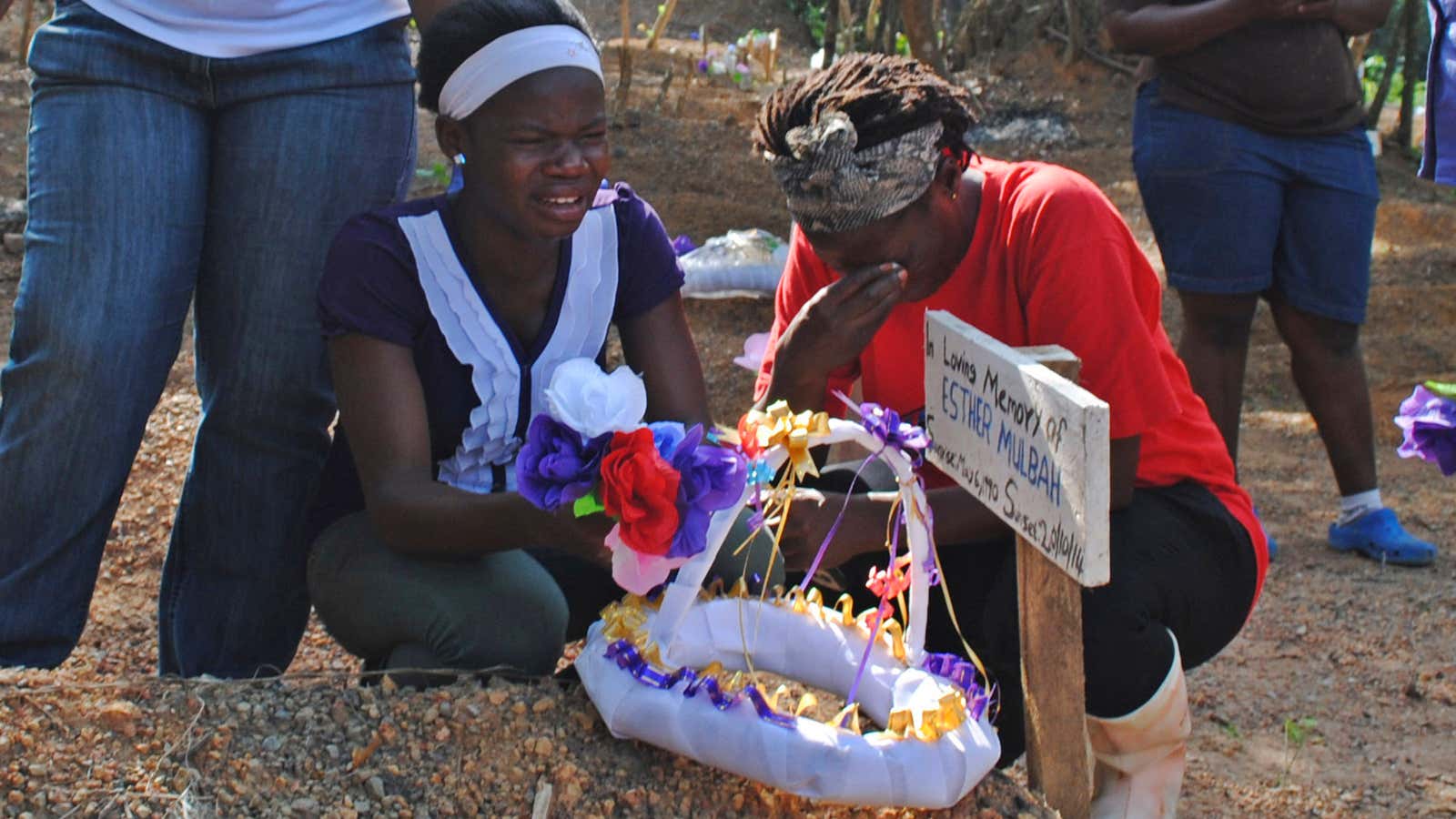 Weeping Africans? Check.