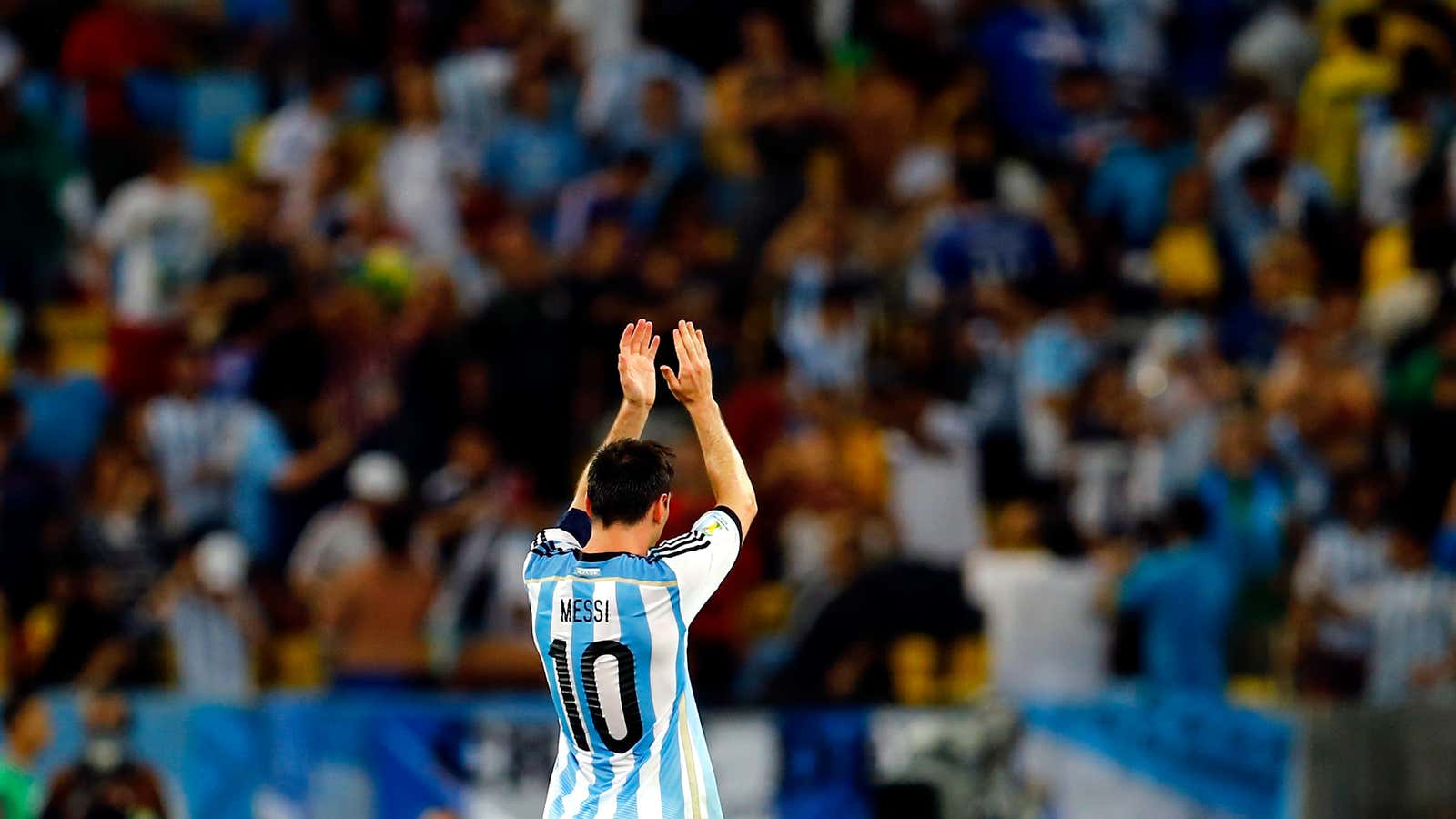 Too bad Messi can’t win over Argentina’s creditors, too.