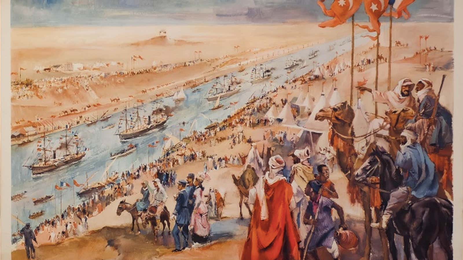 The Suez hullabaloo, November 1869.