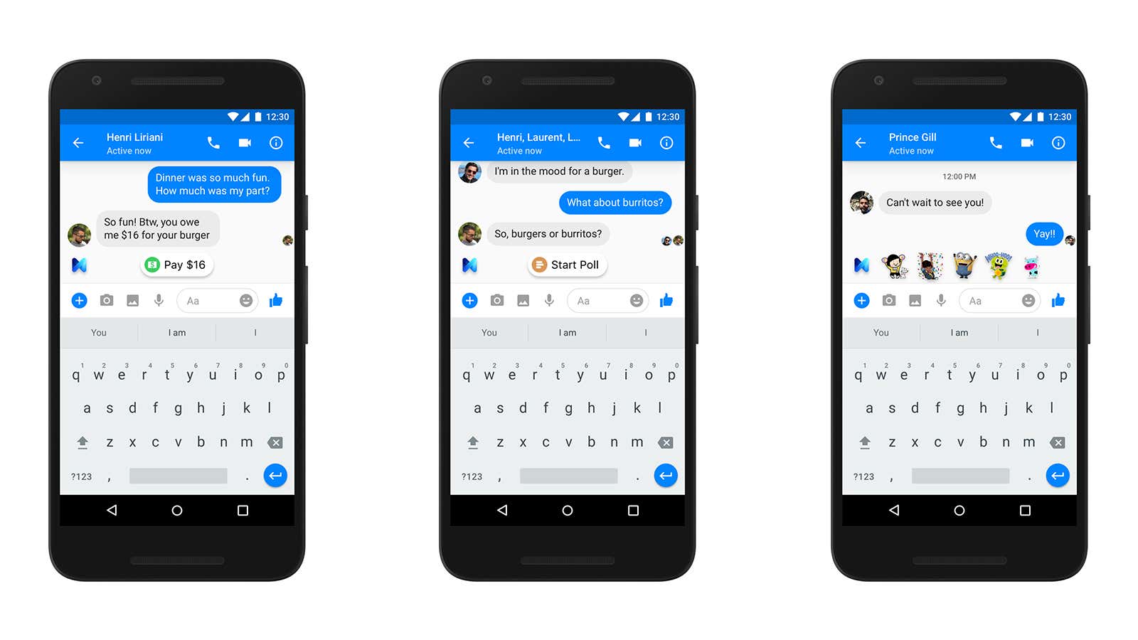 New Messenger suggestions.