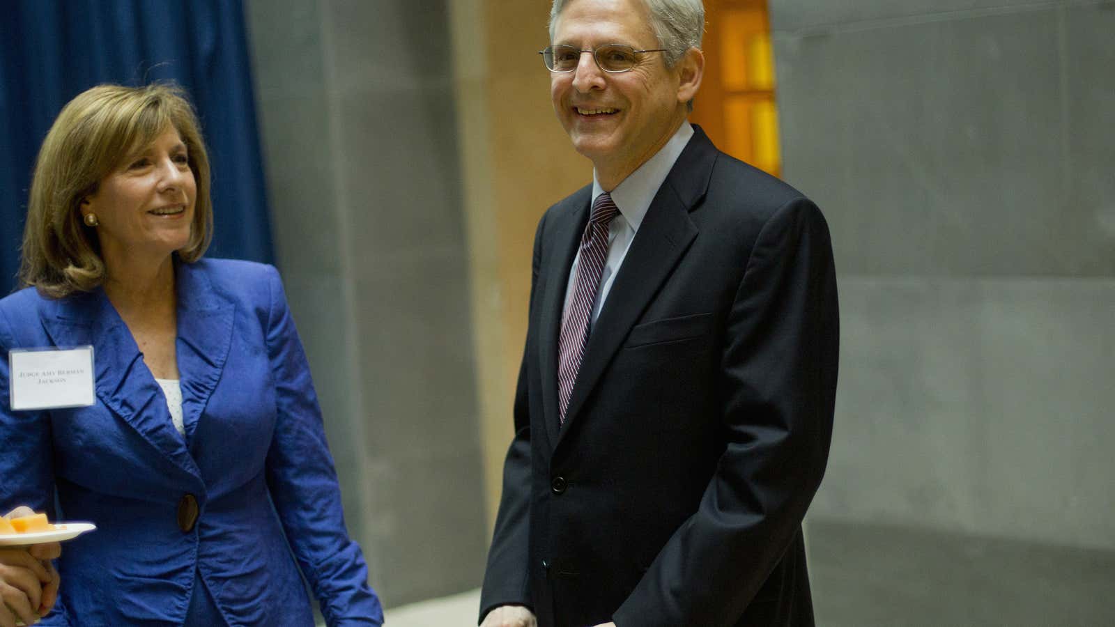 Judge Merrick Garland with Judge Amy Berman Jackson.