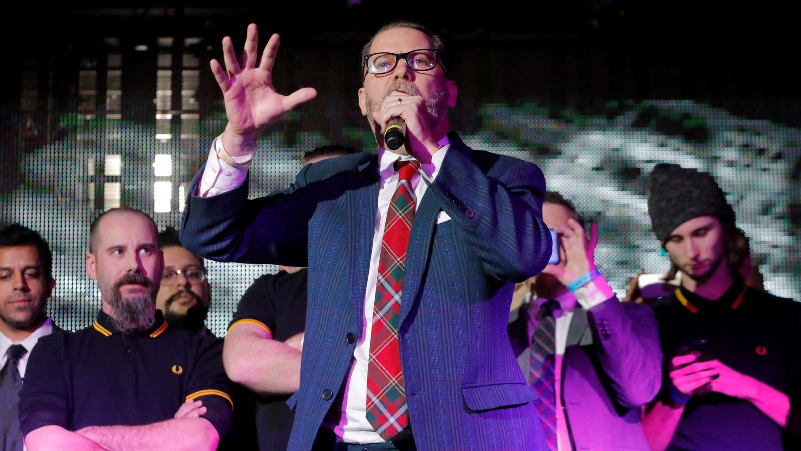 Proud Boys founder Gavin McInnes also co-founded VICE media.