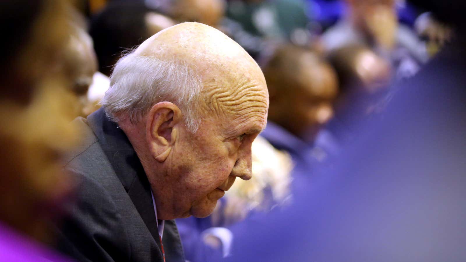 FW de Klerk, South Africa’s last apartheid president, died on 11th November 2021