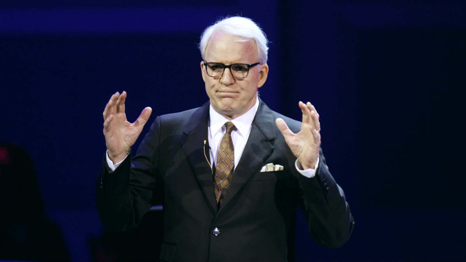 Steve Martin is just confused as you are.