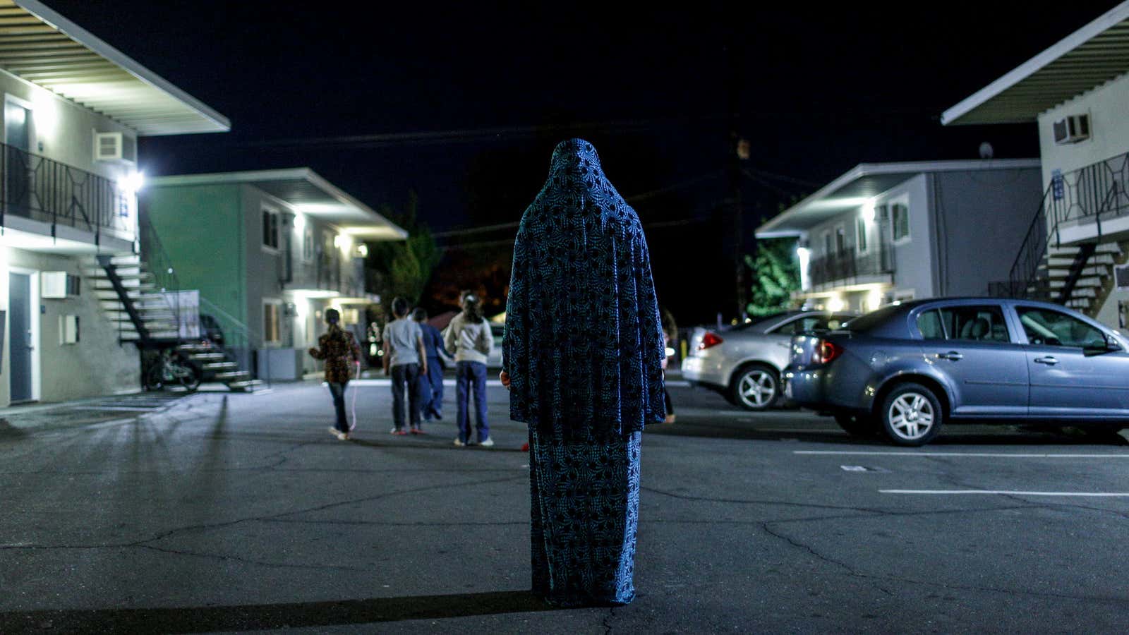 A Syrian refugee in Sacramento, California.