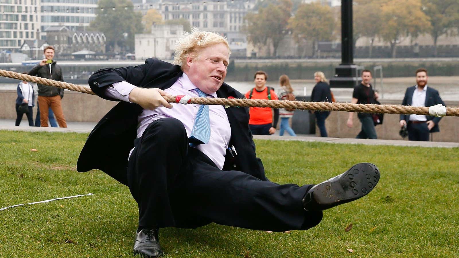 Boris Johnson who departed the cabinet in July, encapsulates “ministerfall.”