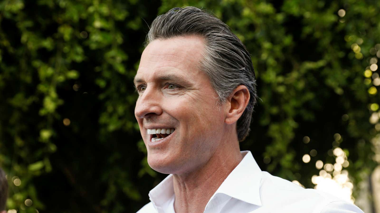 California’s still-governor Gavin Newsom.