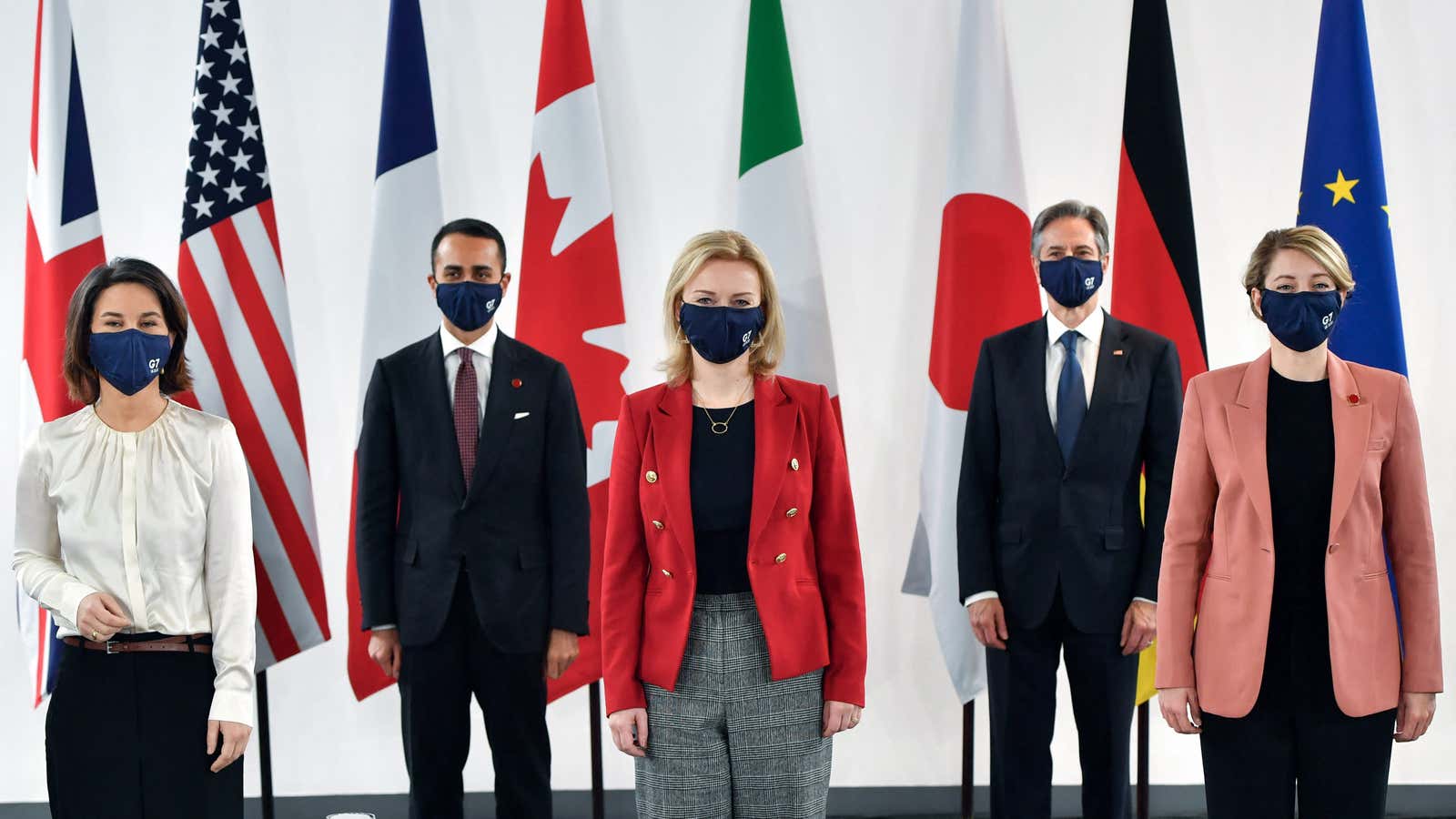 Ministers presented a united front at the G7 summit.