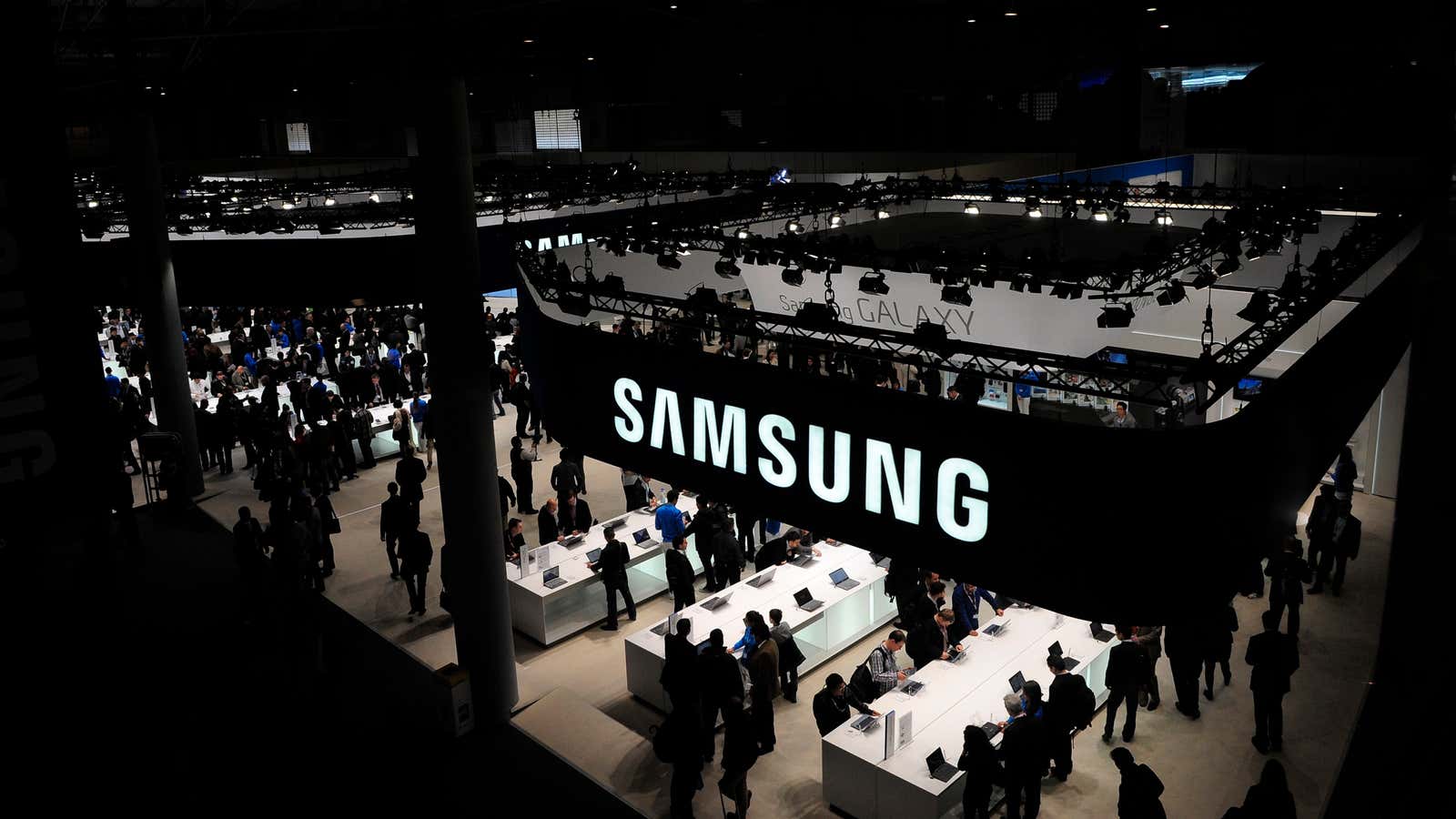 Samsung has the scale to keep prices low and its advertising buyers busy—and that may be all that stands between it and obliteration by other players in the commodity smartphone market.