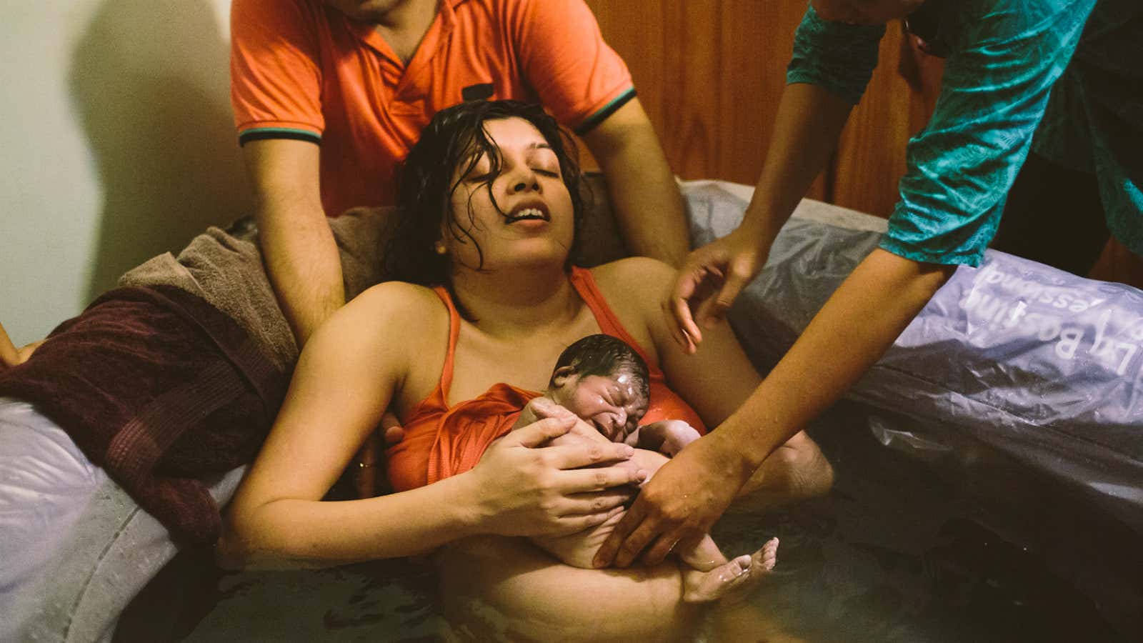 Tina Nandi is capturing the most intimate moments of women having babies at home.