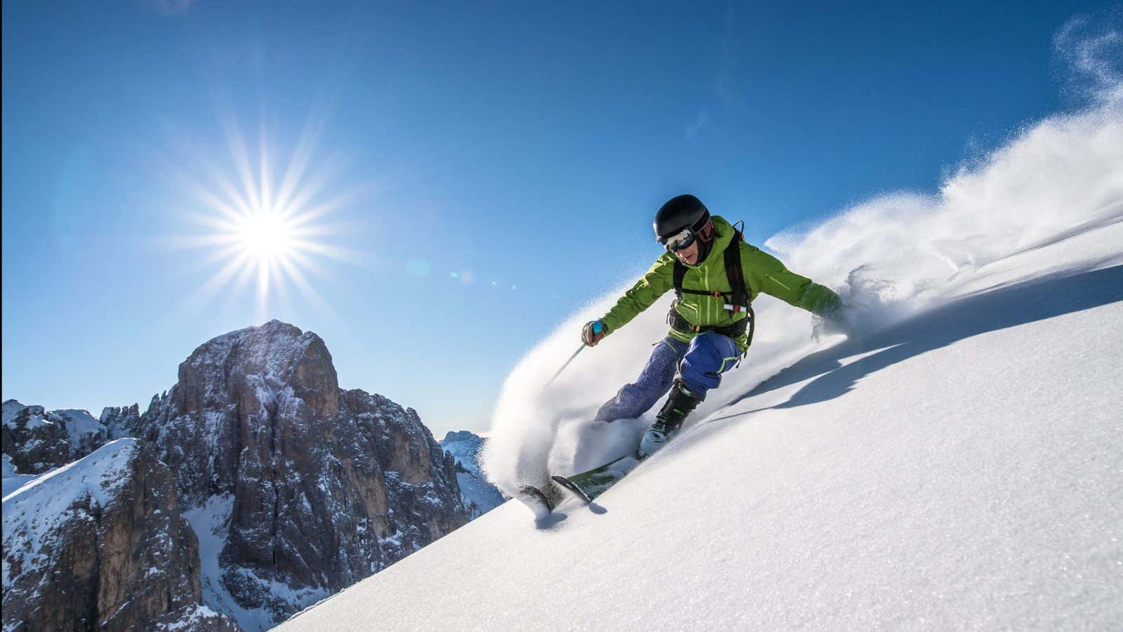 Powder days are productive days.