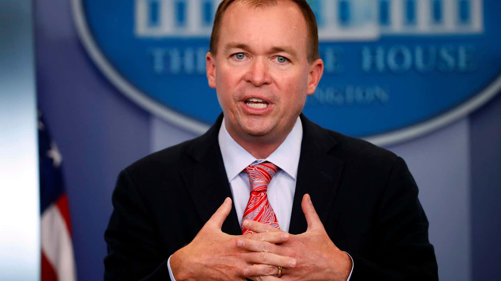 Mick Mulvaney explains.