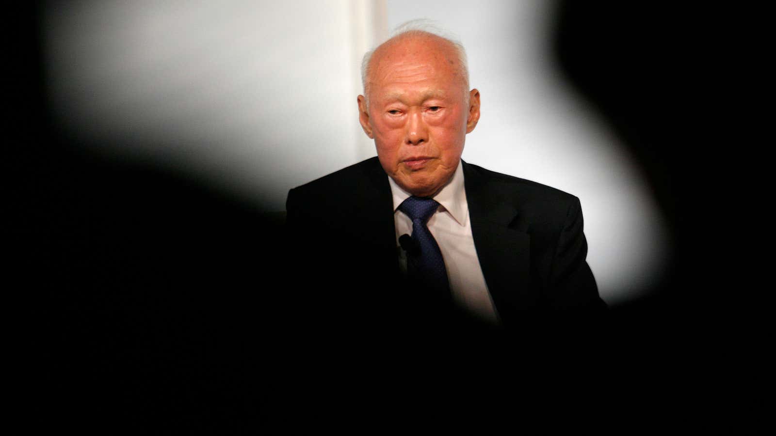 Lee Kuan Yew, in the flesh.