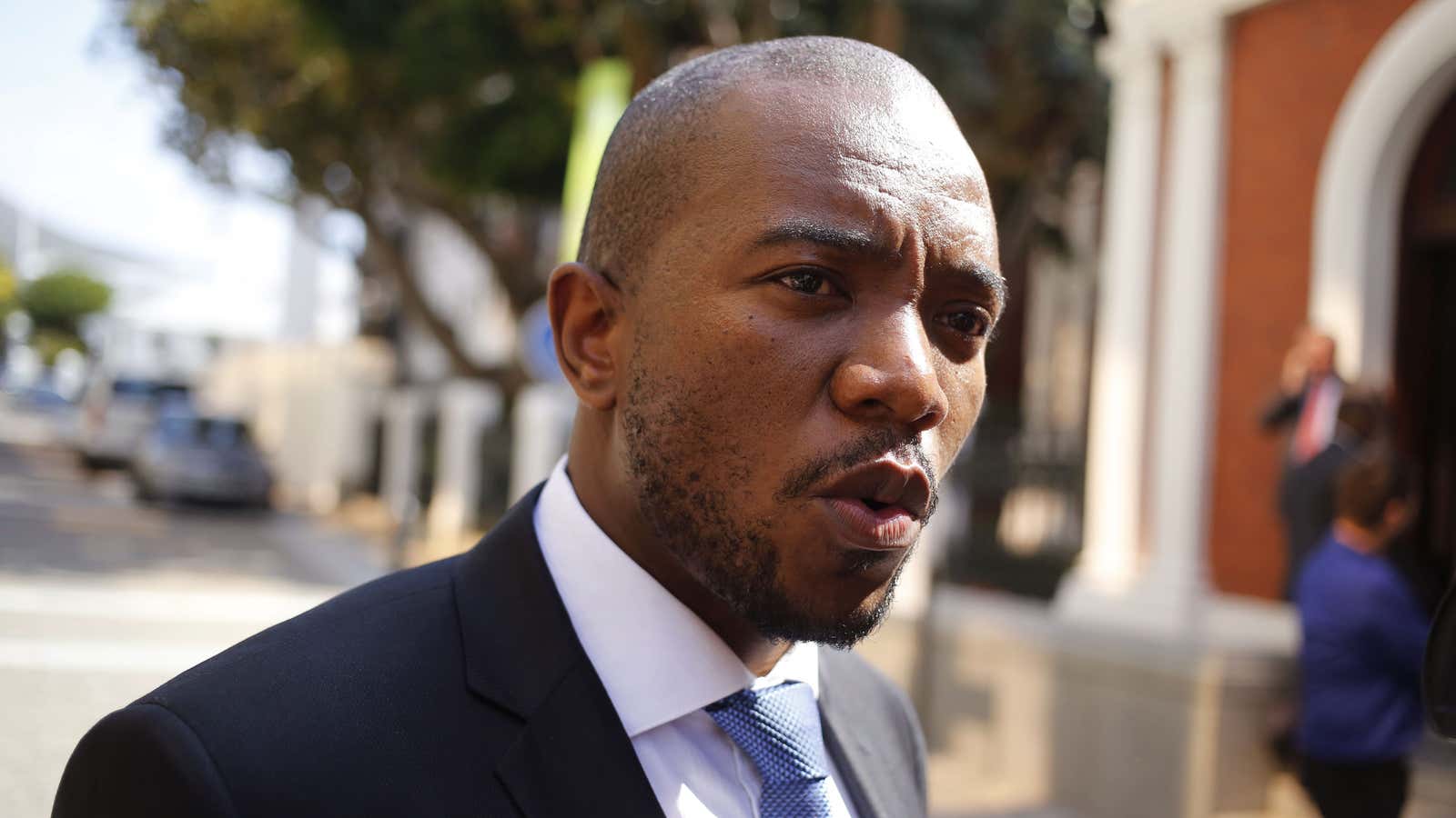 Mmusi Maimane leader of the South African  DA, Democratic Alliance political party.