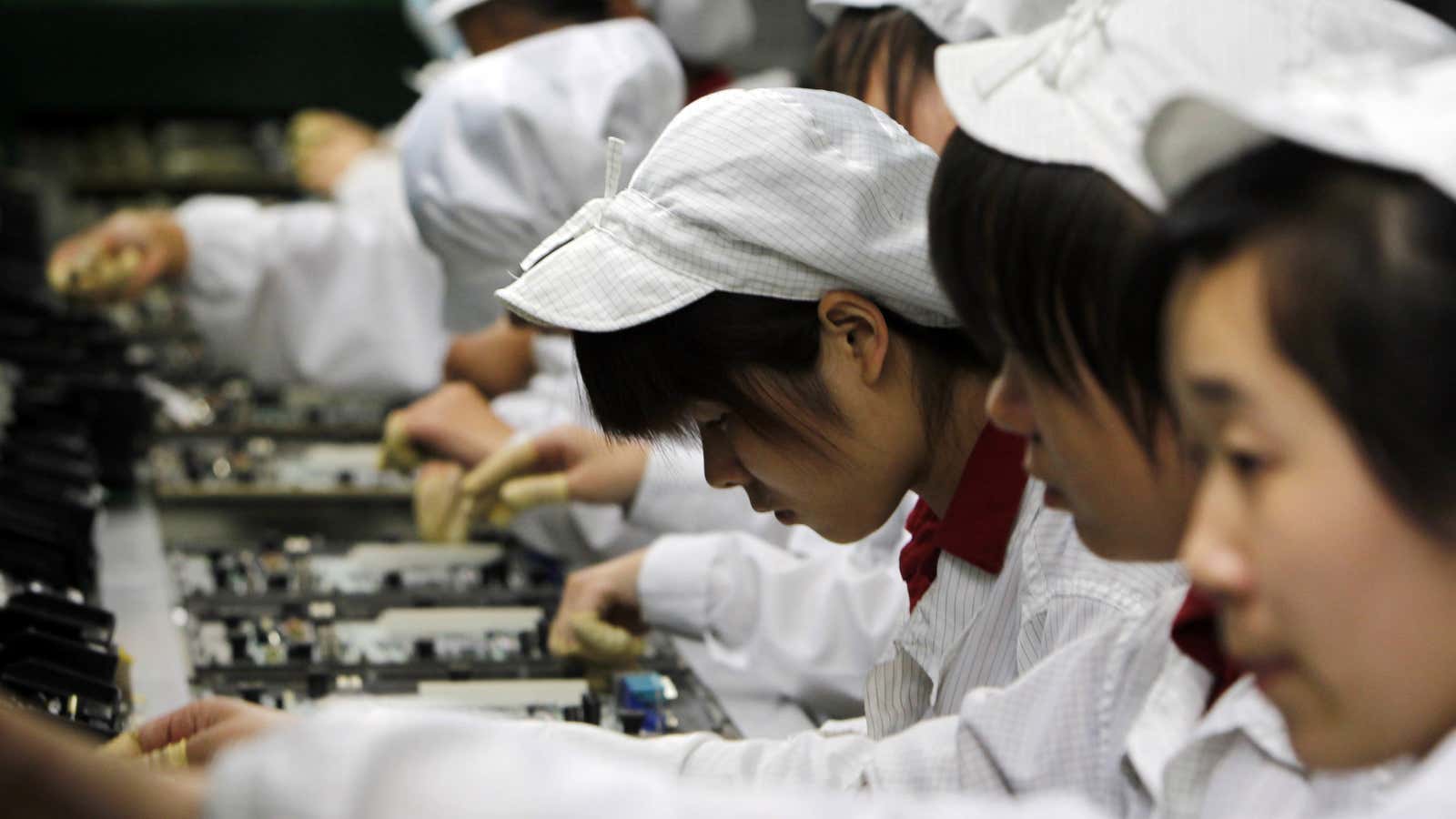 Down the line: Better pay and working conditions…and lower profits for Foxconn?