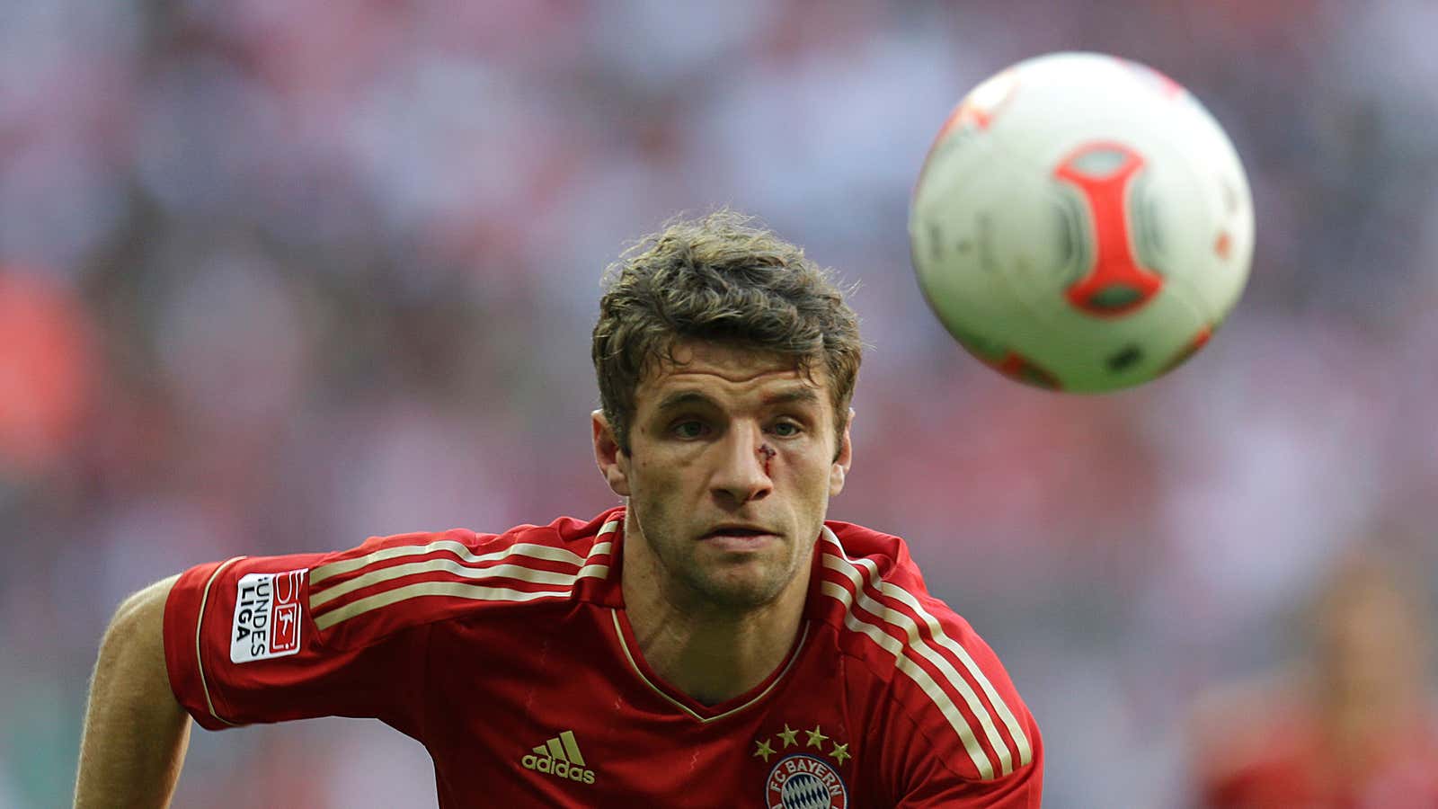 Thomas Müller, and Germany, have learned to keep their eyes on the ball.