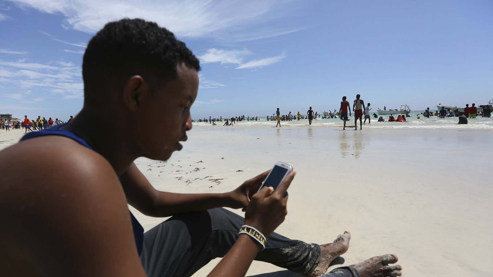 Millions of Africans have adopted mobile messaging.