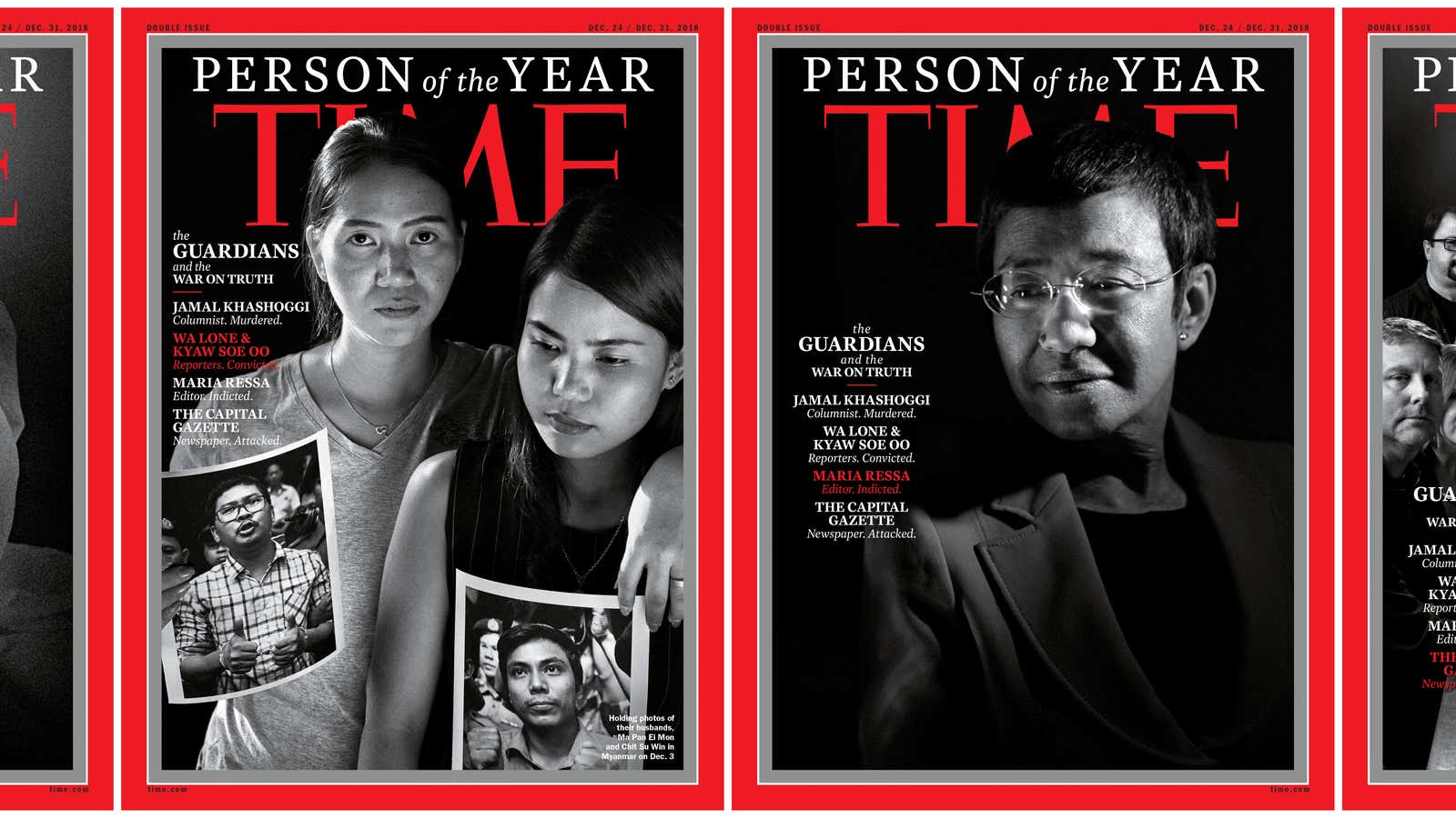 Time’s collective Person of the Year for 2018.