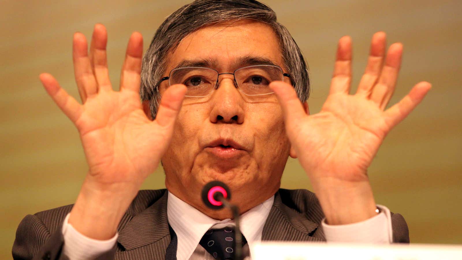 Likely next BoJ chief Haruhiko Kuroda, who is poised to give Abenomics a big push forward.