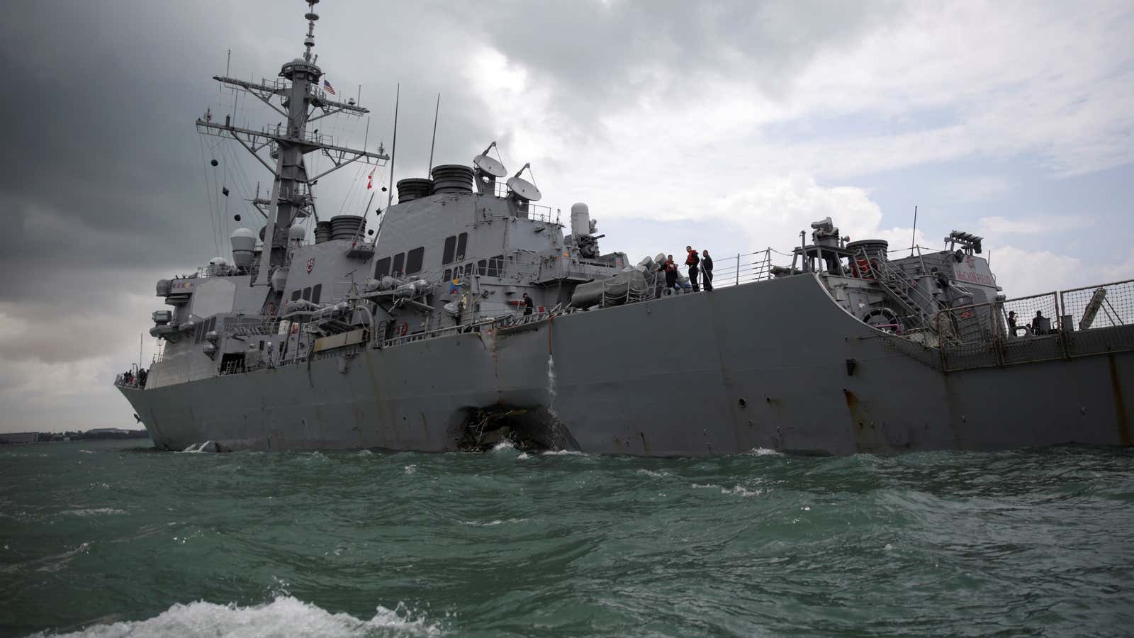 A ProPublica investigation faults a new touchscreen in the crash of the USS McCain.