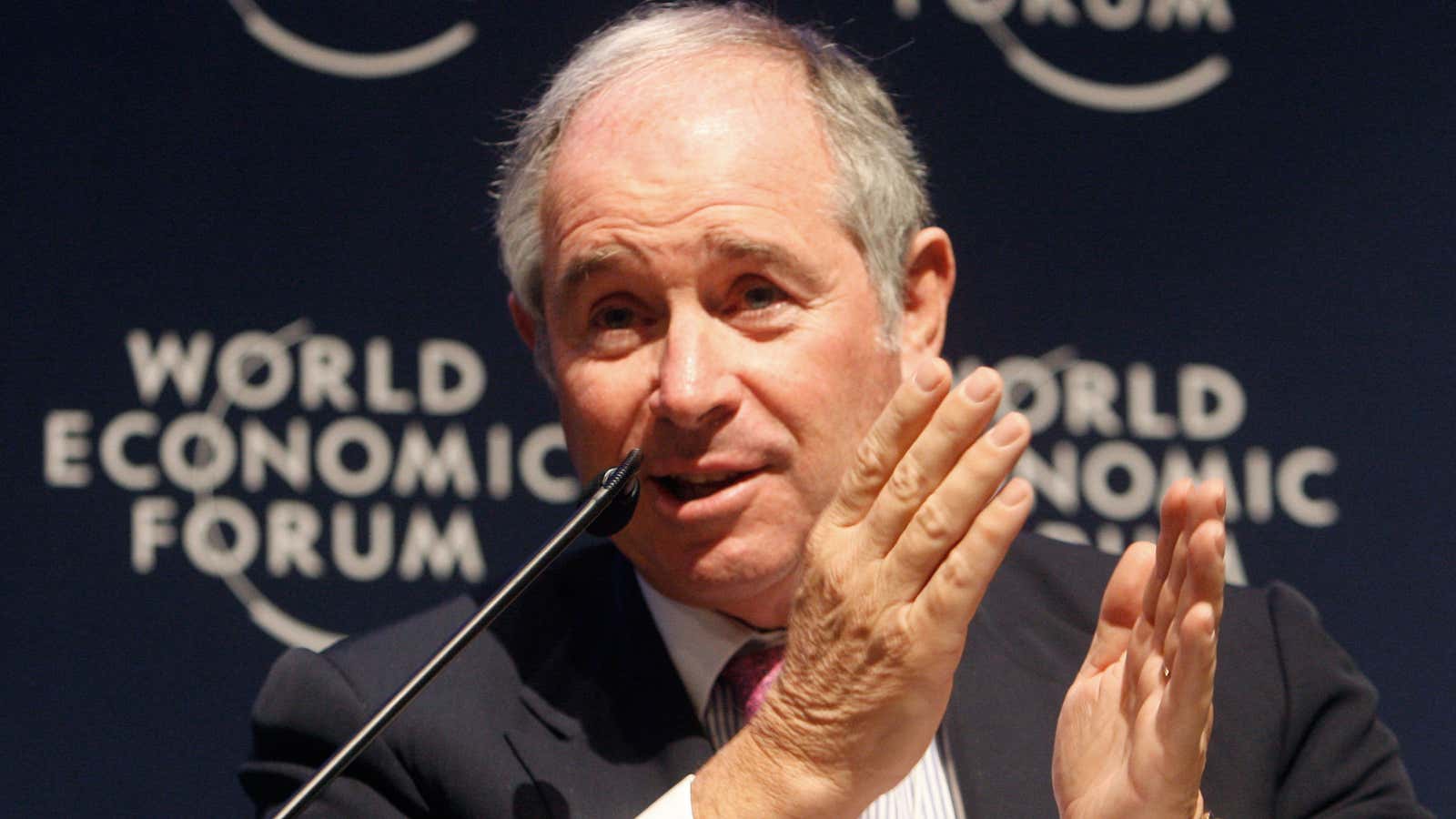 Blackstone’s CEO Stephen Schwarzman.