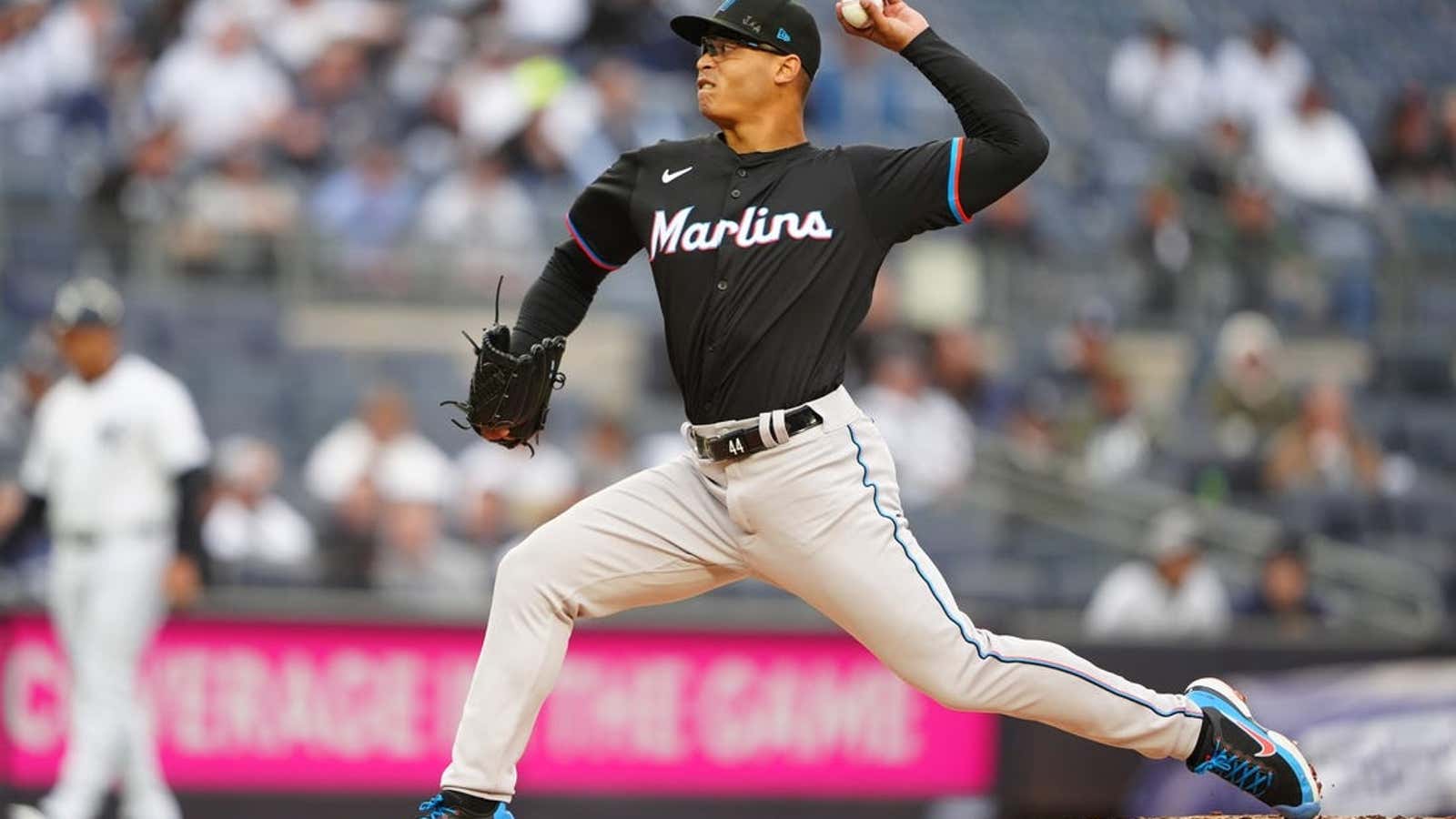 Image for Marlins' Jesus Luzardo chases first win of year vs. Nats