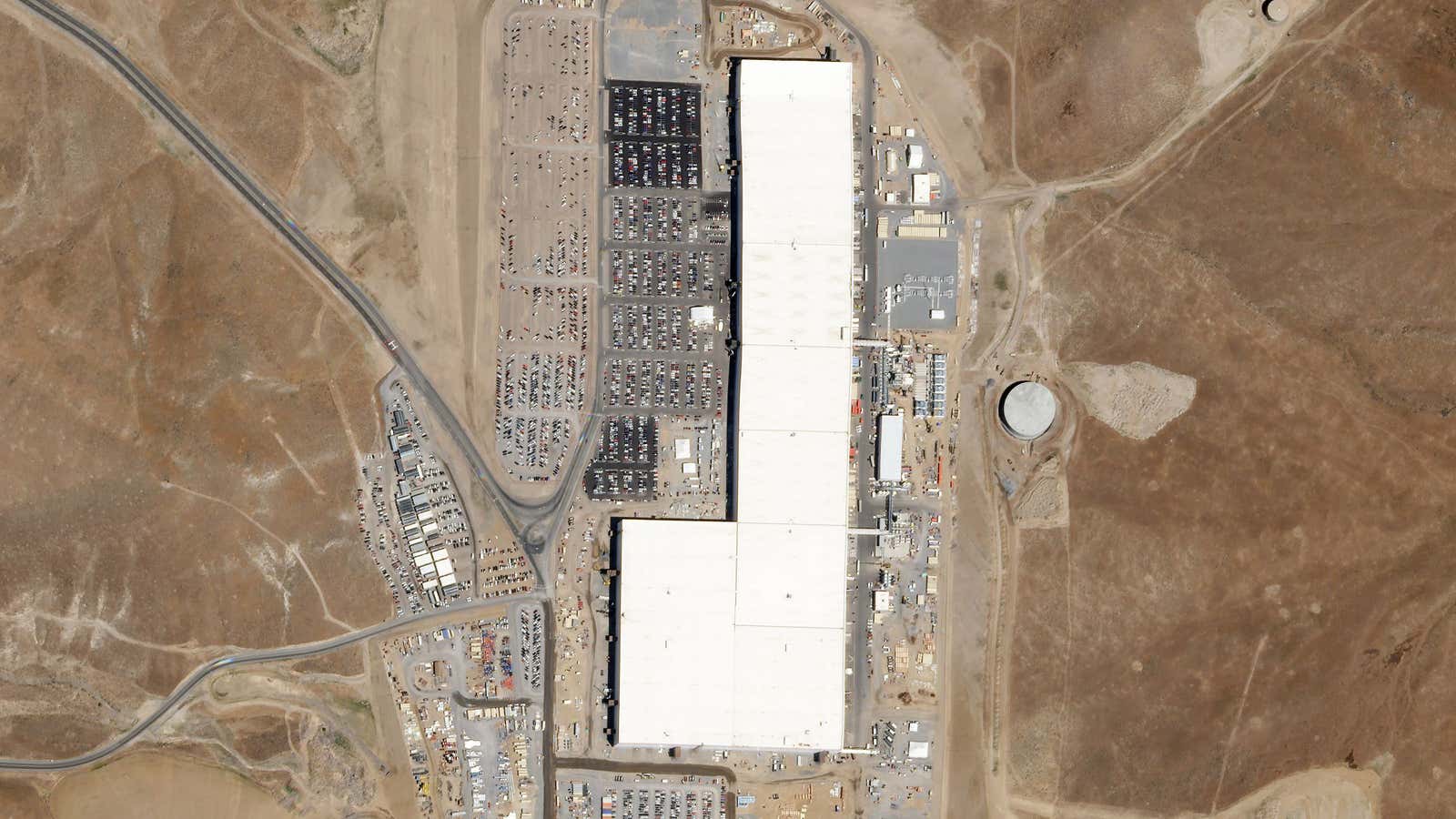 Tesla investors could track daily activity at Elon Musk’s Nevada Gigafactory—from space!