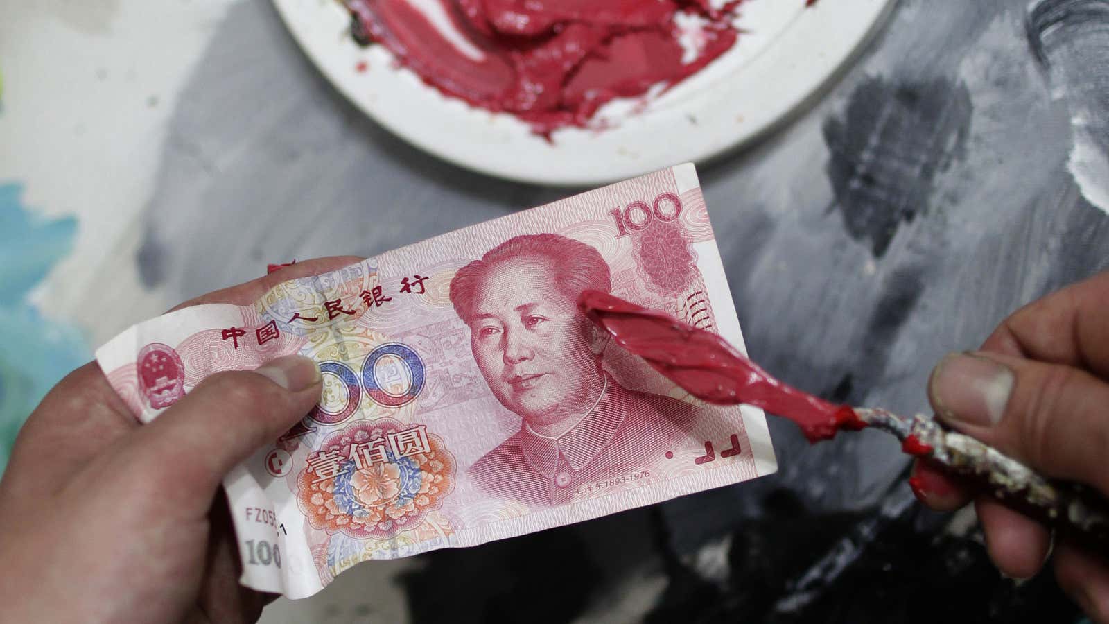 New data paints an unexpected picture of the yuan’s declining value.