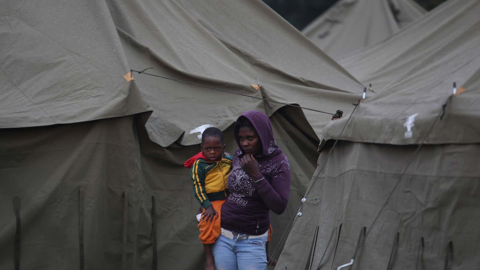 Johannesburg immigrant camps