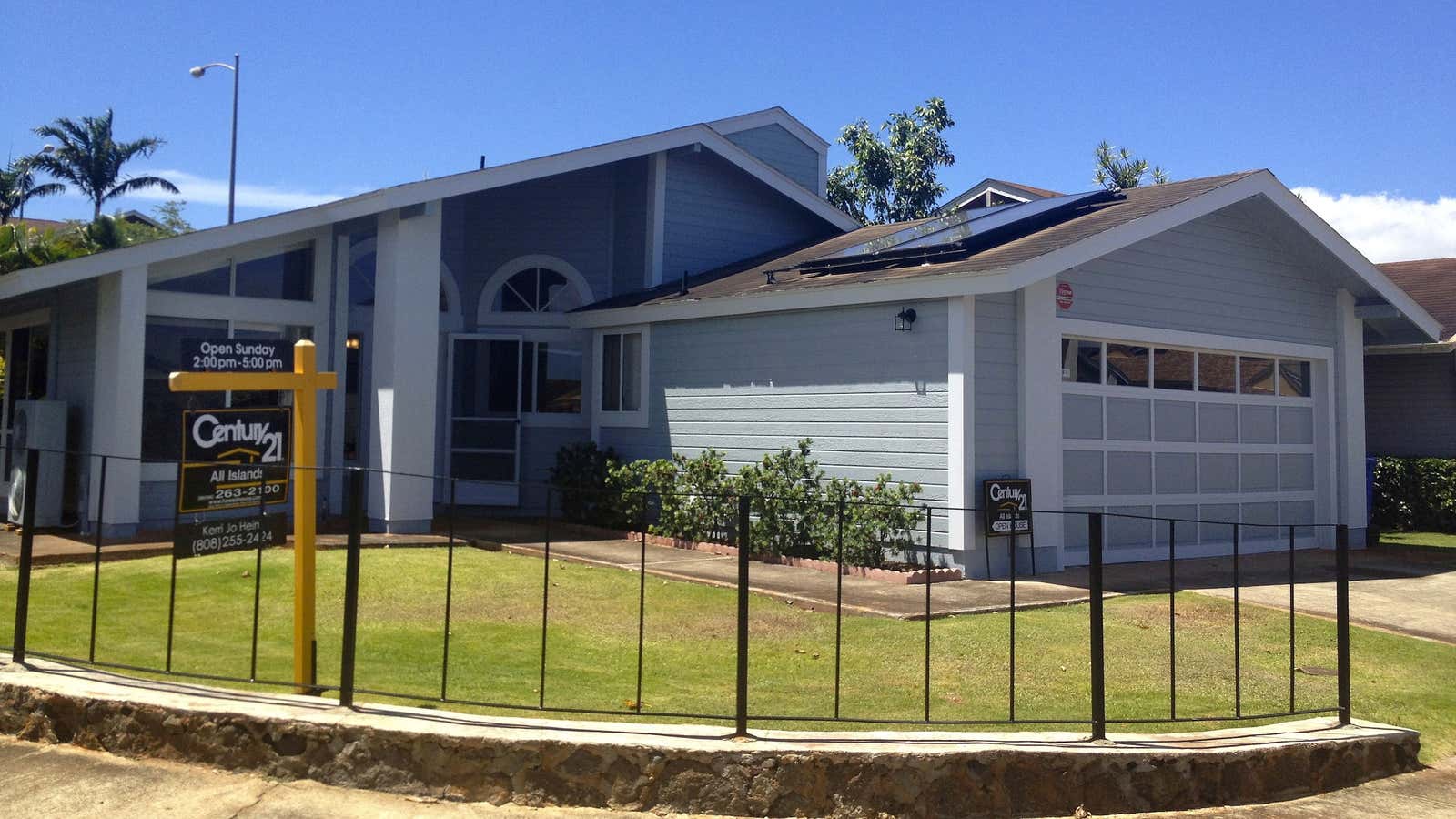 The house in Hawaii where Edward Snowden lived.