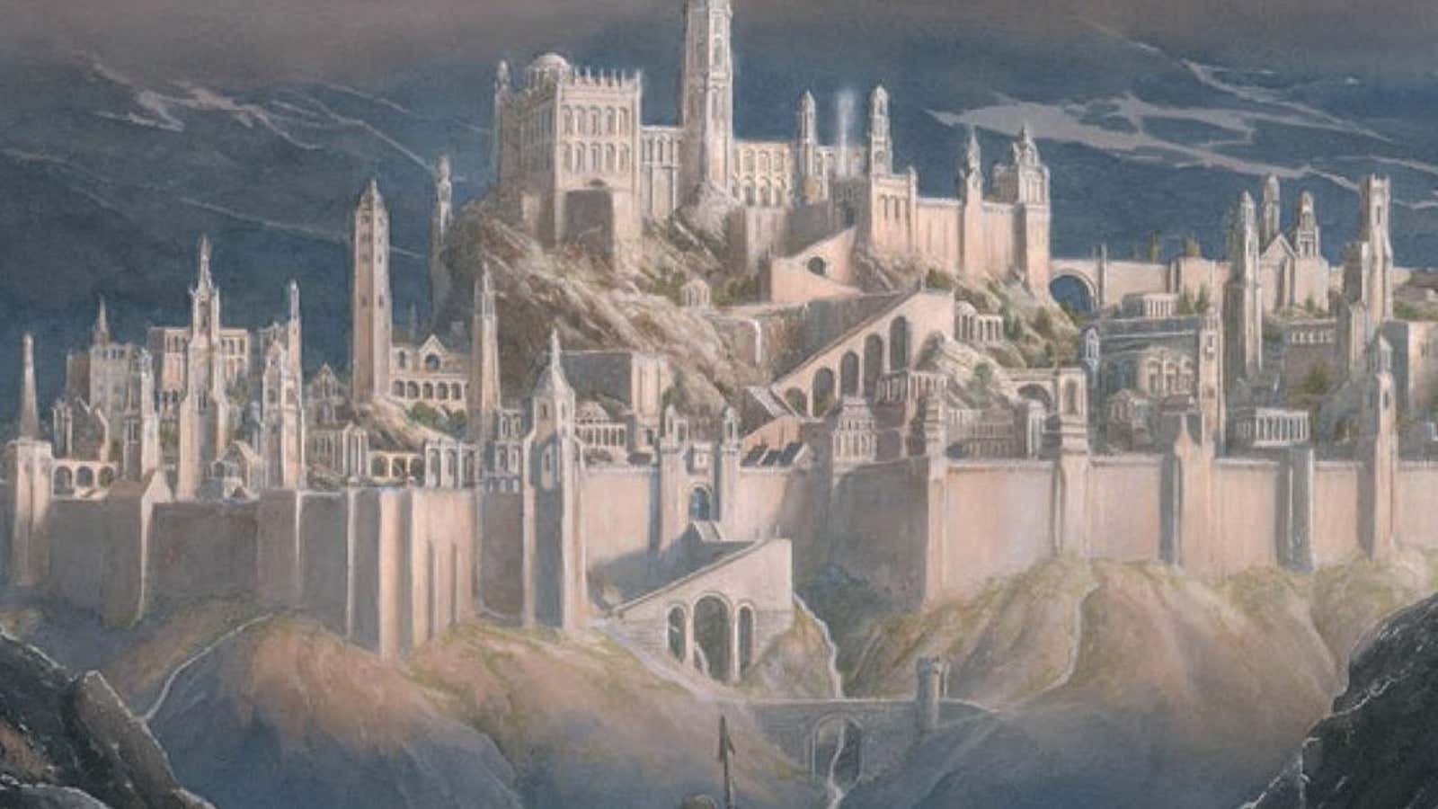 Captivating Fantasy Art: The Fall of Gondolin and Aglargon