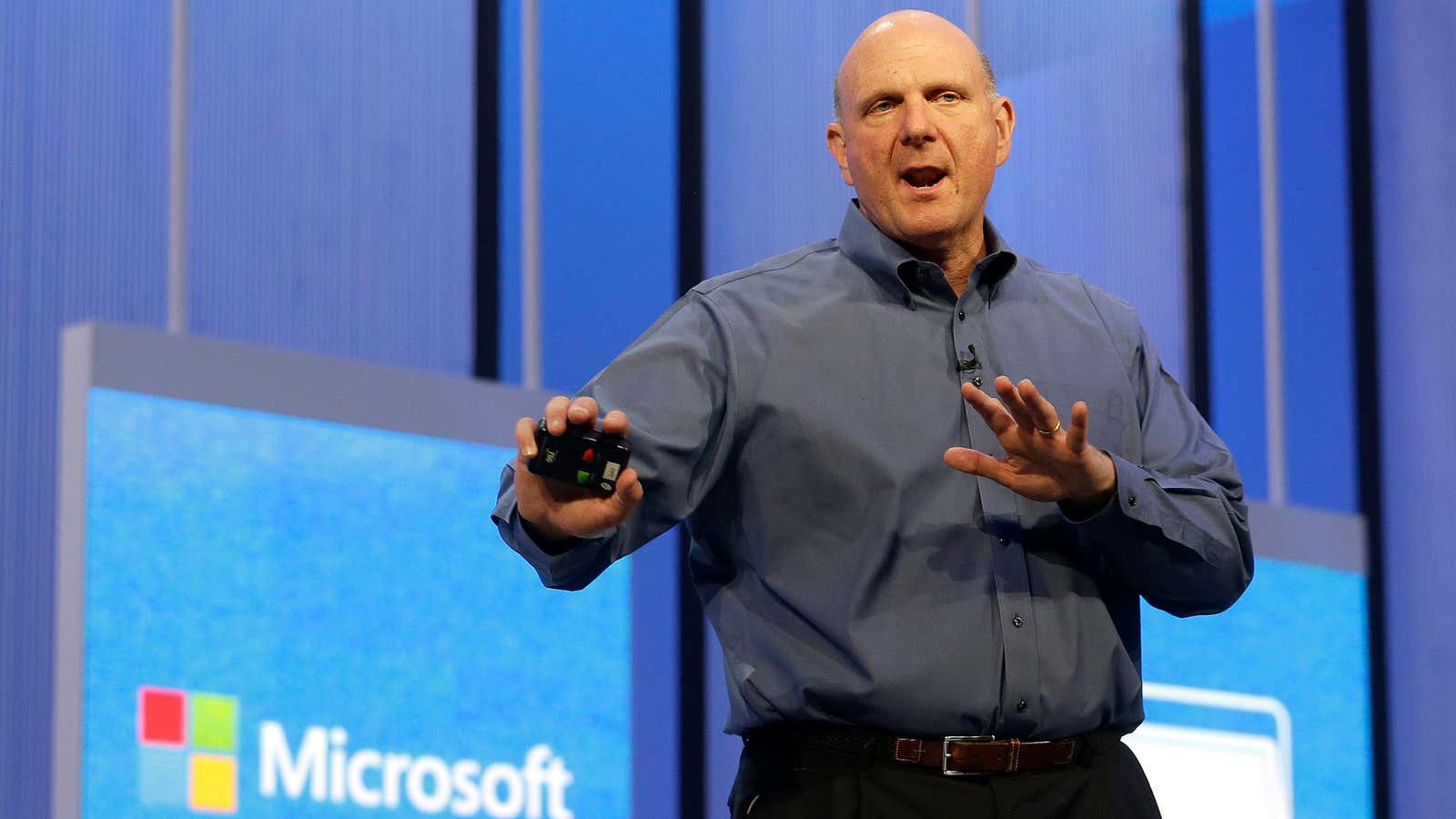 One Microsoft under God, er, Ballmer.