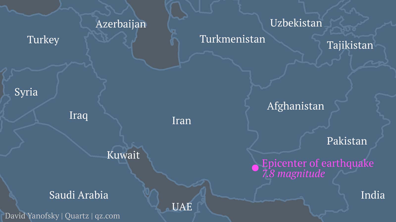 Major casualties expected in 7.8-magnitude earthquake in southeastern Iran