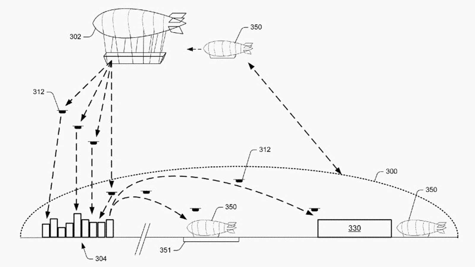 Amazon’s hovering aircraft warehouse.