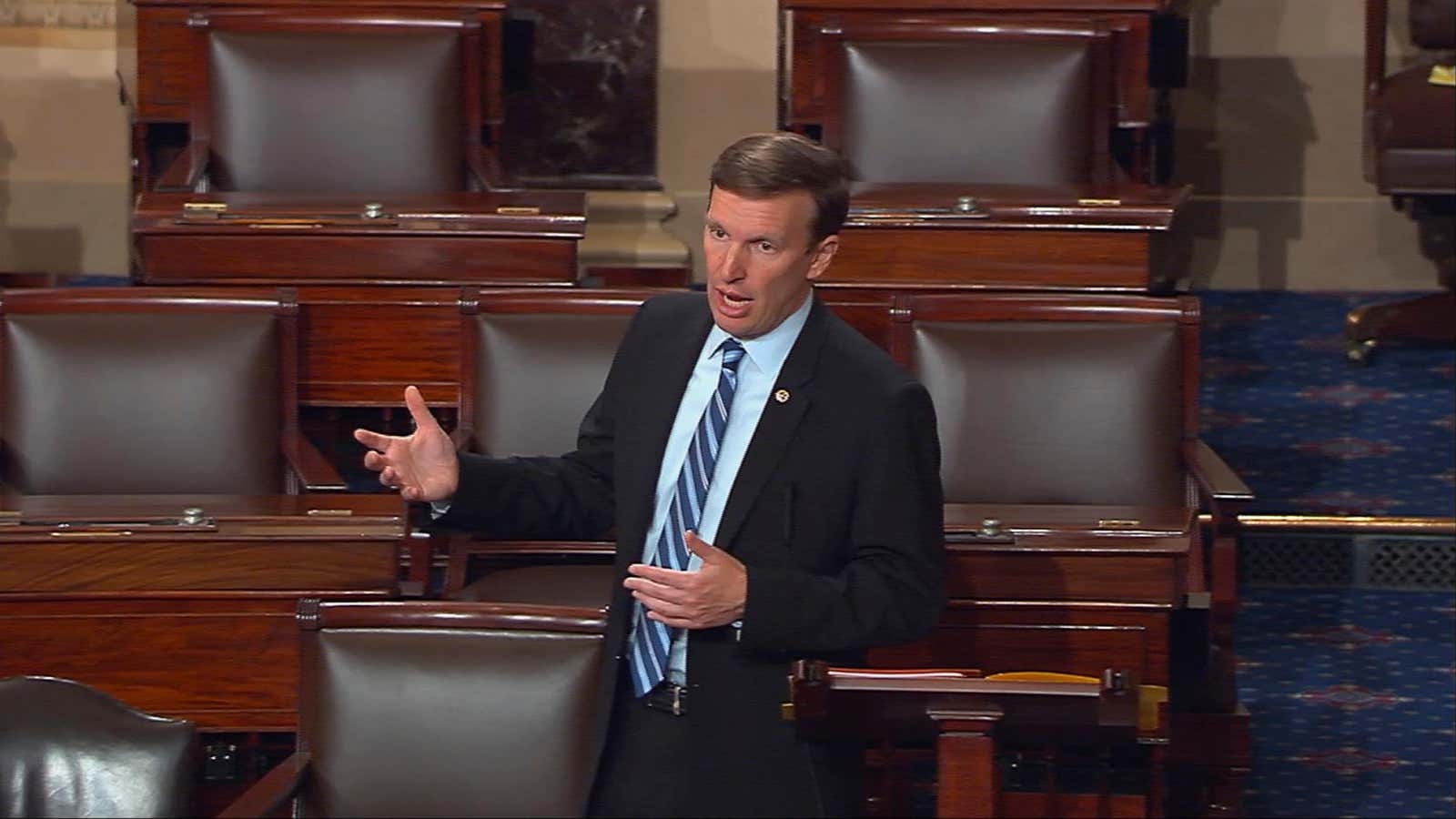 Filibusterin’ senator Chris Murphy.