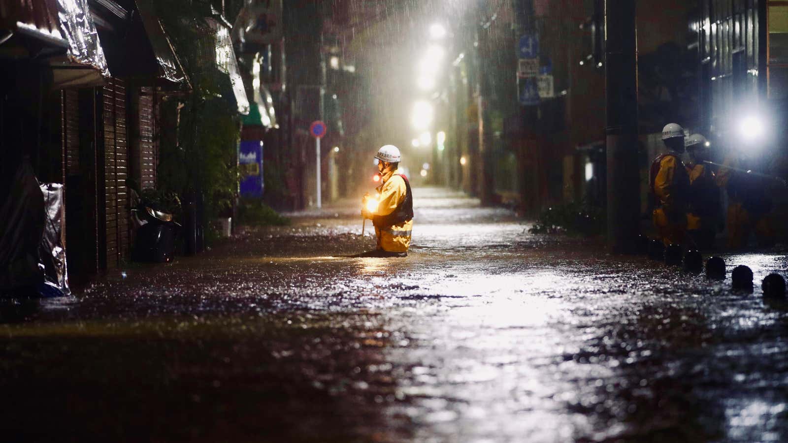 Typhoon Hagibis has already created severe flooding in Tokyo.