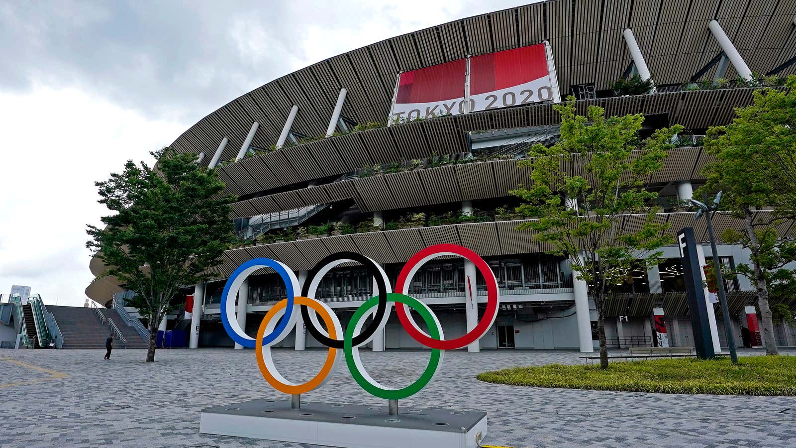 A view of Olympic Stadium ahead of the Tokyo Summer Olympics.