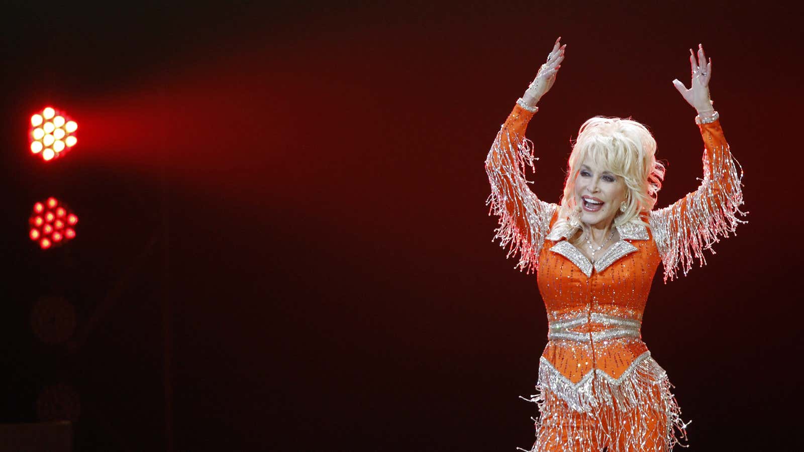 It is Dolly Parton’s America and we are simply living in it.