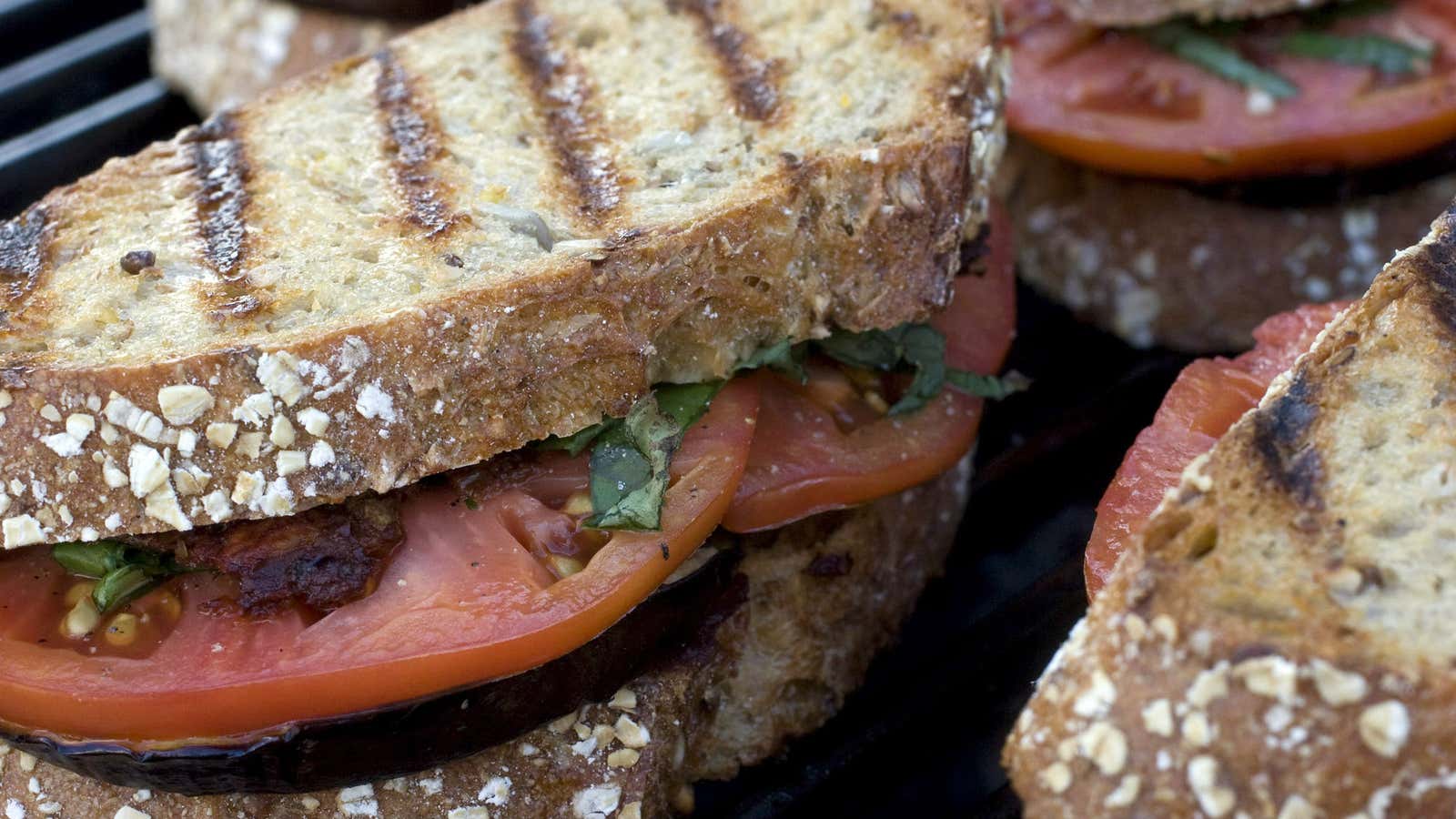 Vegetarian sandwiches are also delicious.