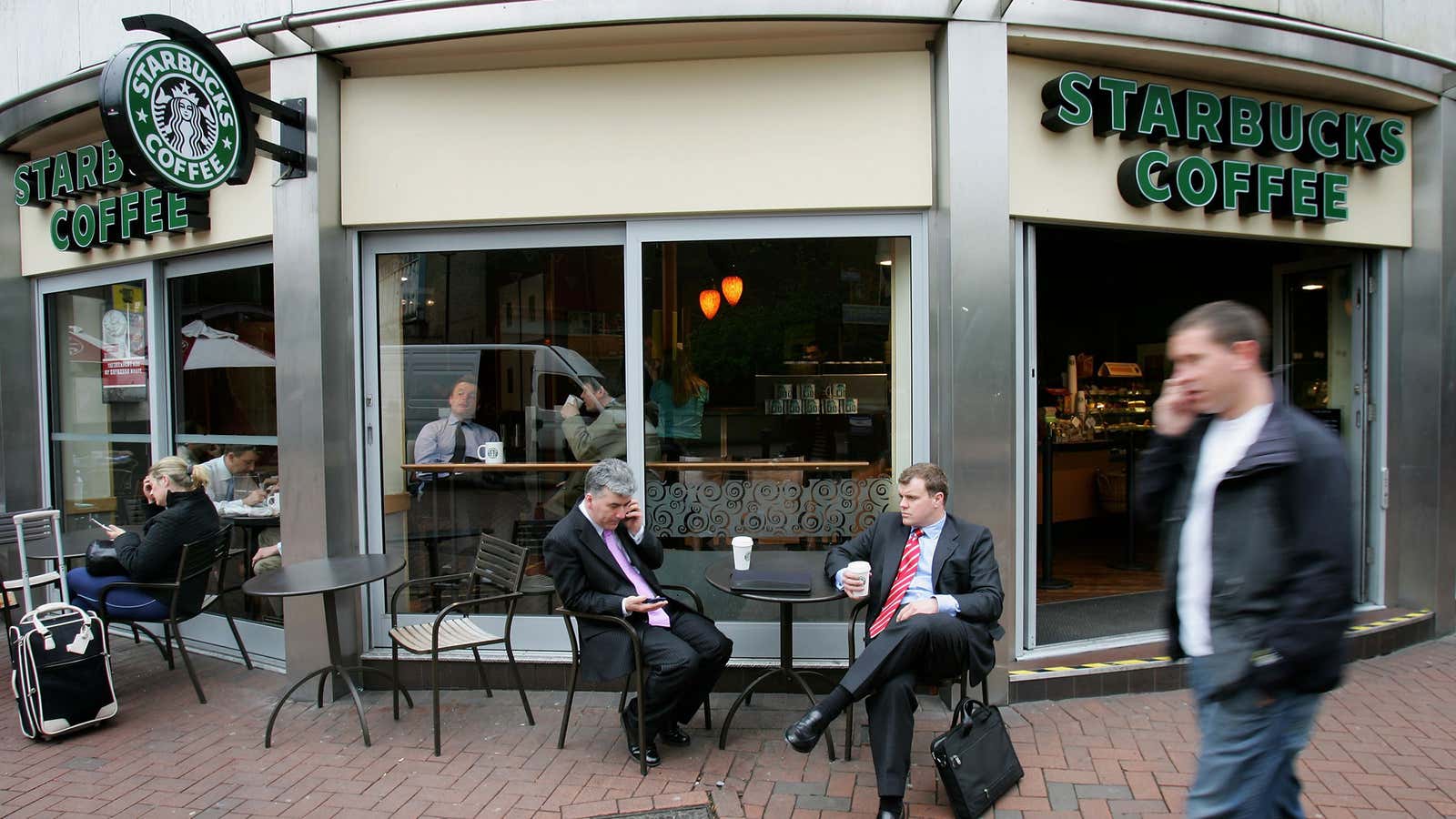 A Starbucks in London